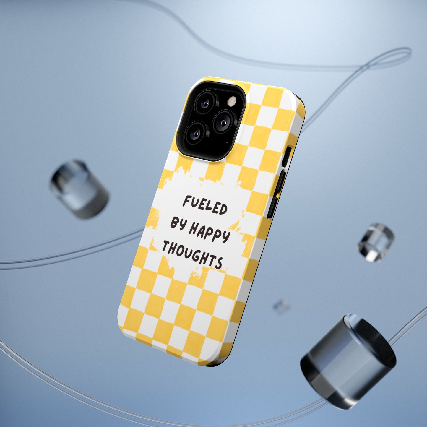 Fueled By Happy Thoughts Impact-Resistant Phone Case