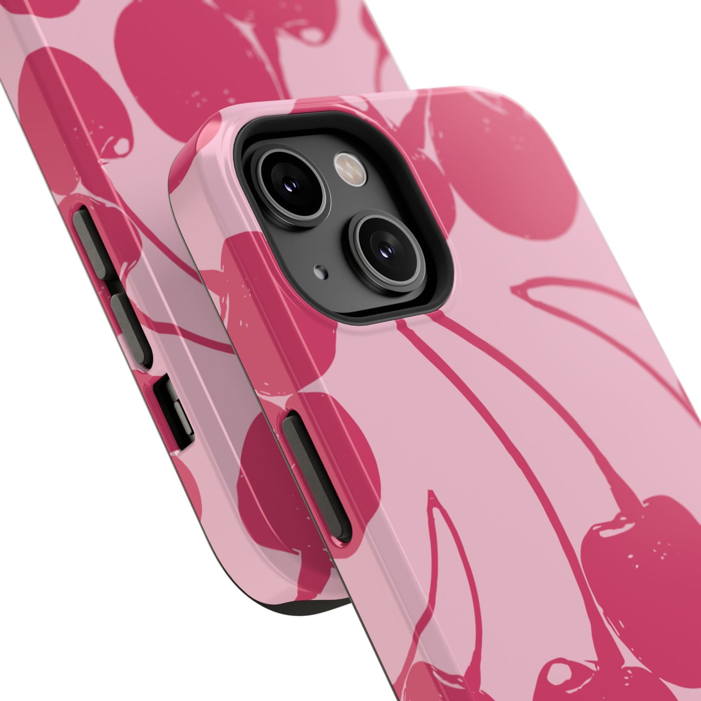 Pink Juicy Cherry Impact-Resistant Case