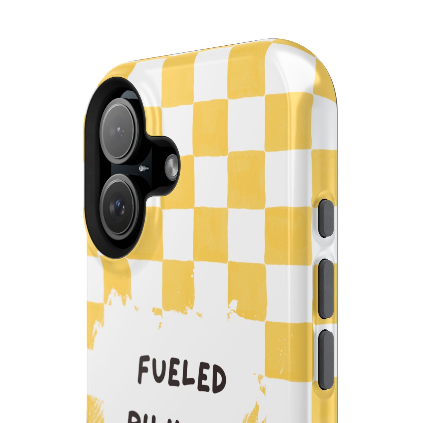 Fueled By Happy Thoughts Impact-Resistant Phone Case