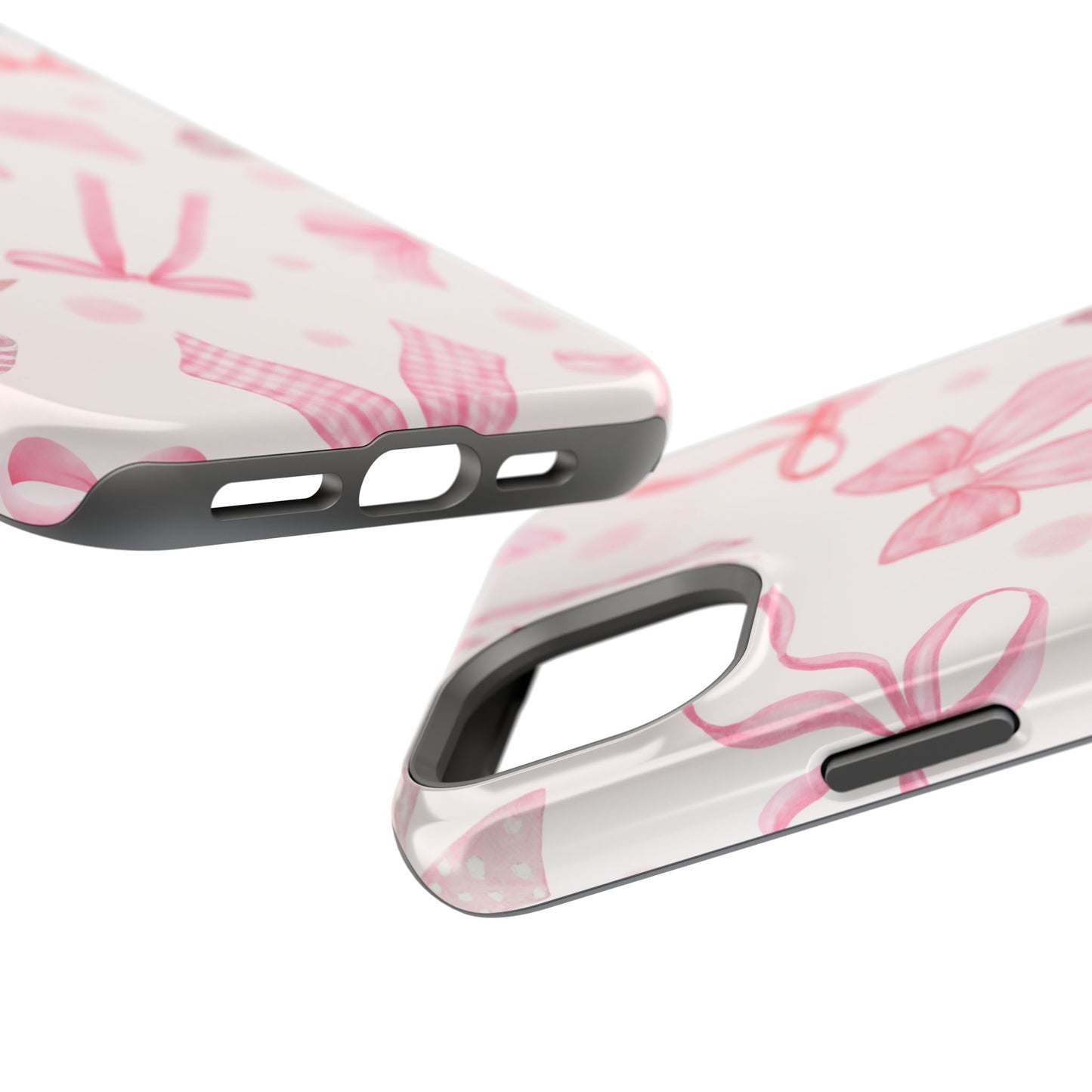 Pink Bows Impact-Resistant Phone Case