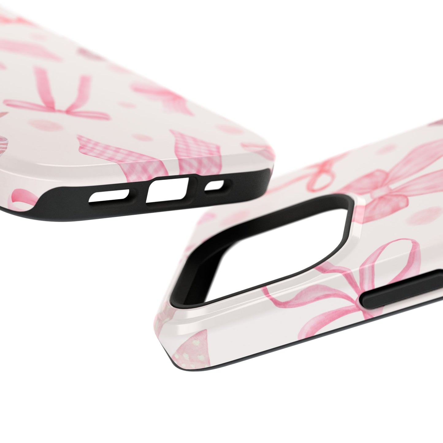 Pink Bows Impact-Resistant Phone Case
