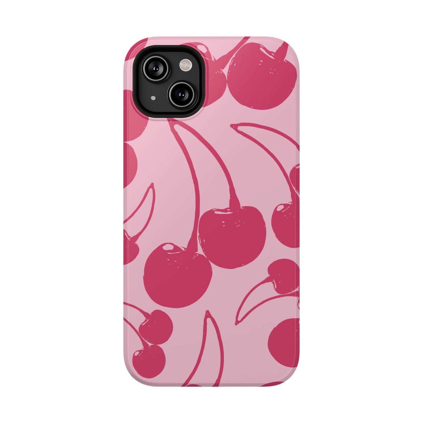 Pink Juicy Cherry Impact-Resistant Case