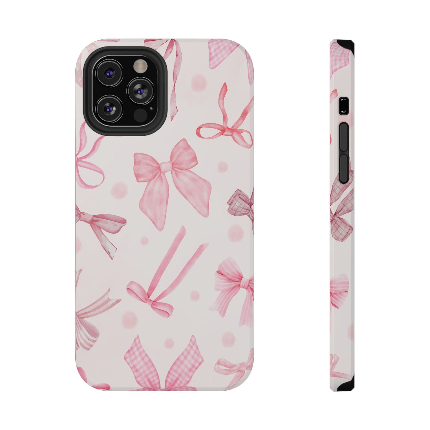Pink Bows Impact-Resistant Phone Case