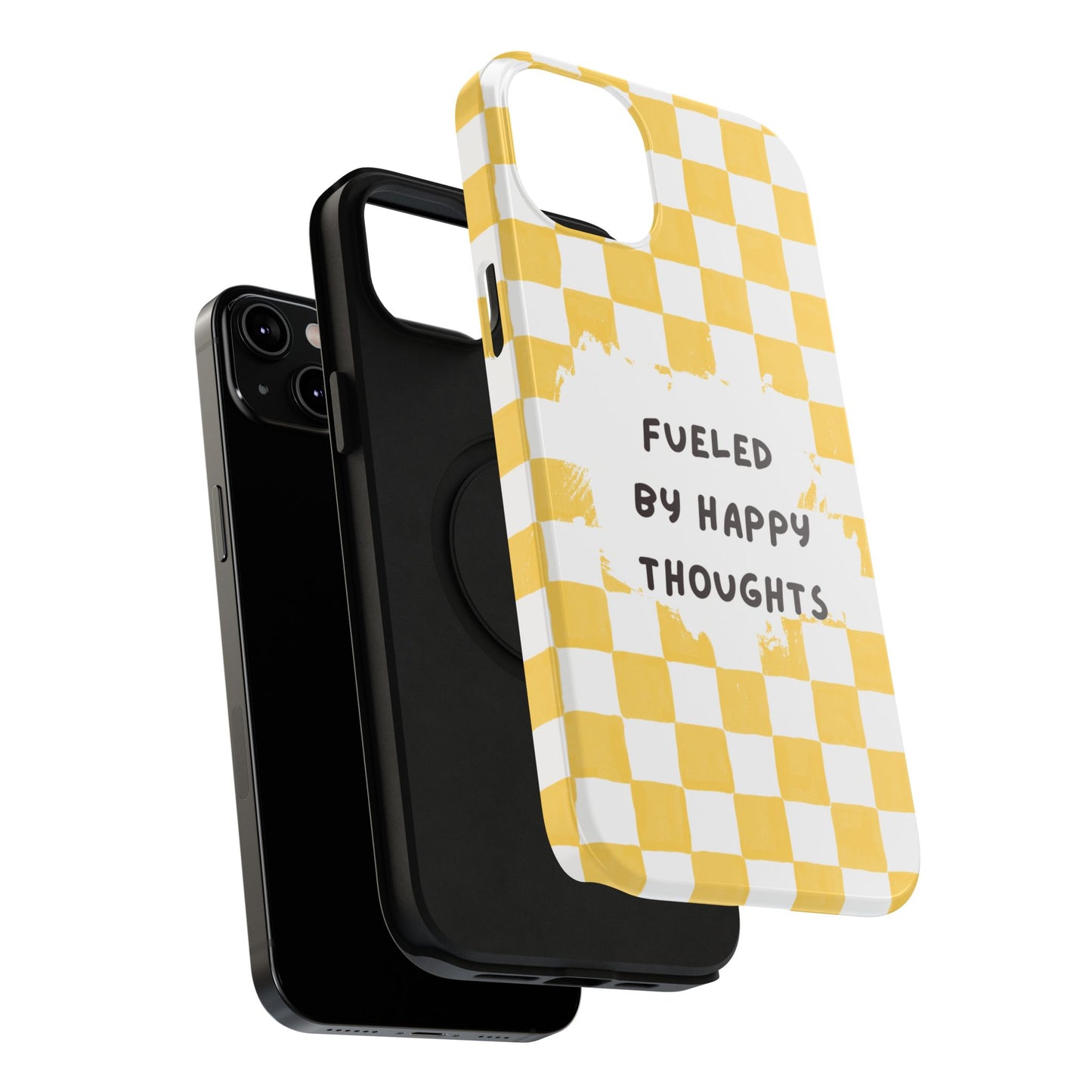 Fueled By Happy Thoughts Impact-Resistant Phone Case