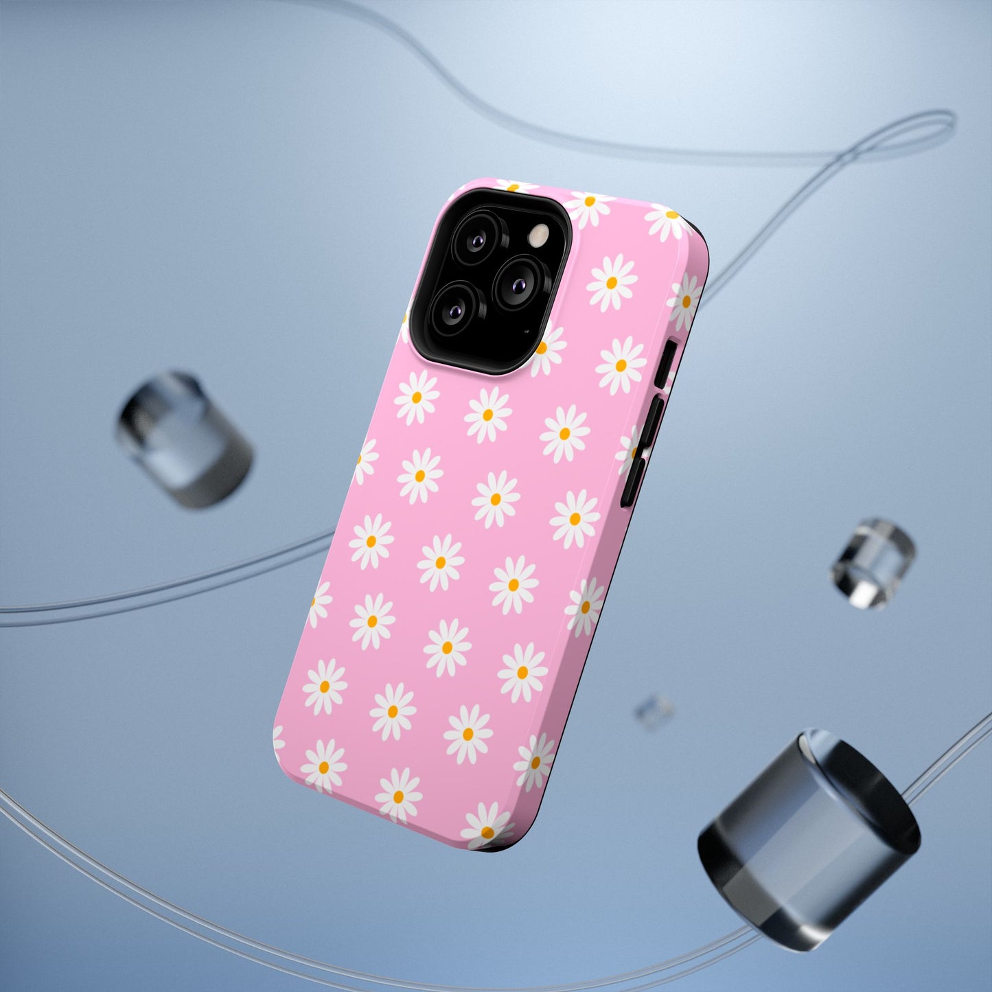 Pink Pastel Flora Impact-Resistant Phone Case