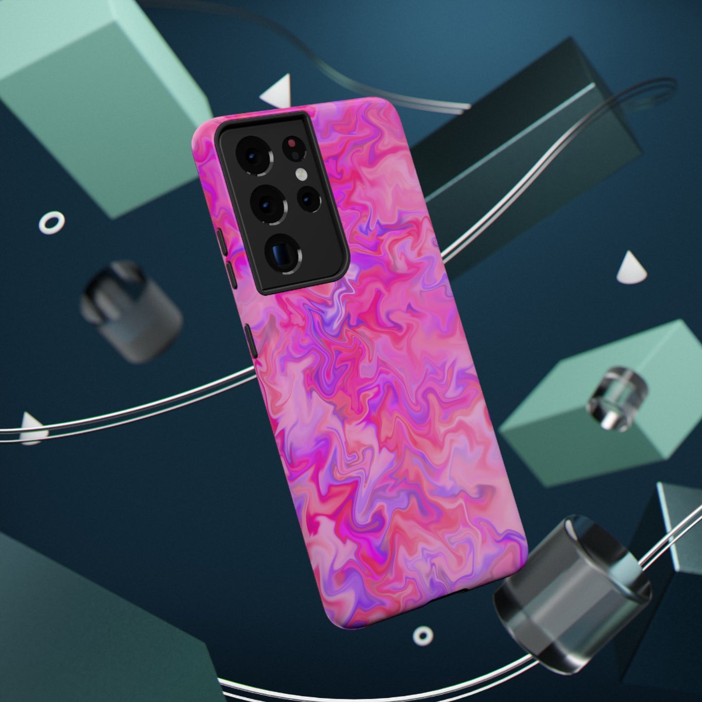 Hot Pink Fantasy Impact-Resistant Phone Case