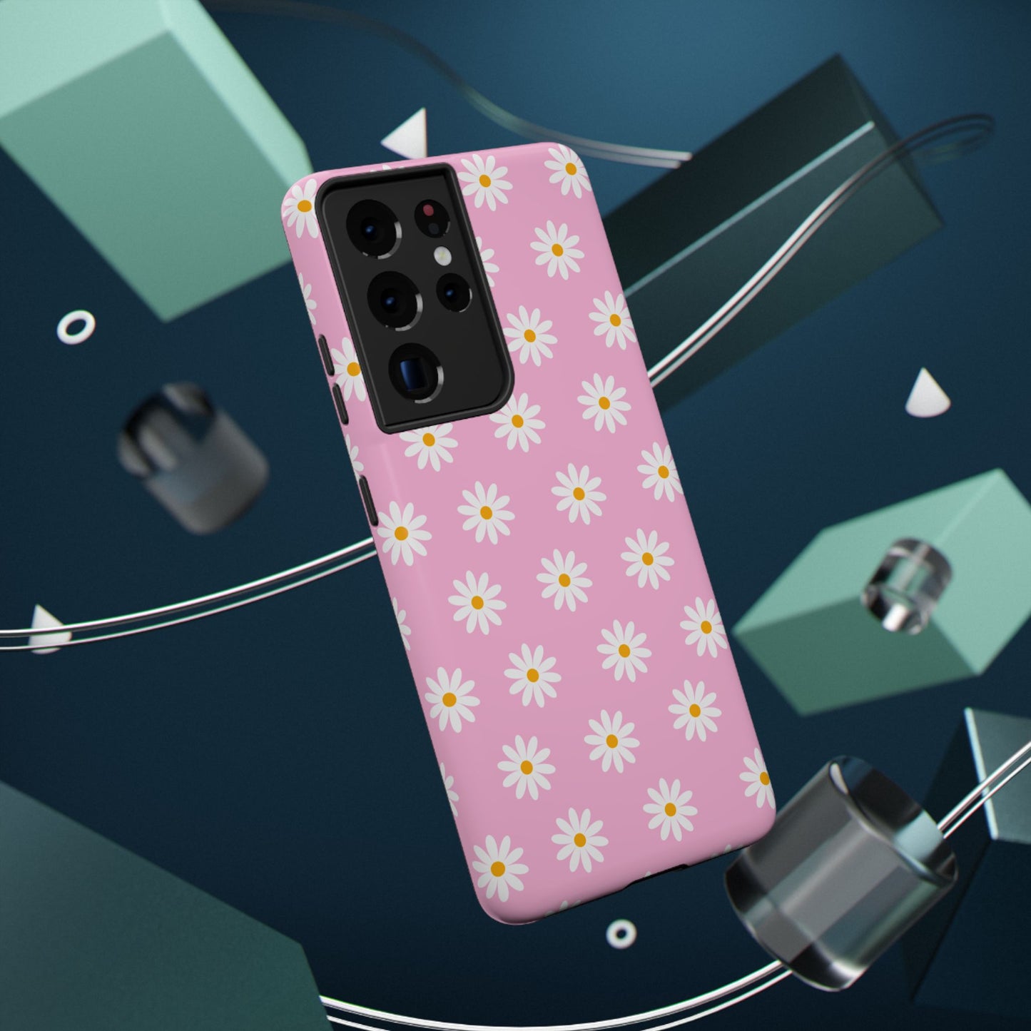 Pink Pastel Flora Impact-Resistant Phone Case