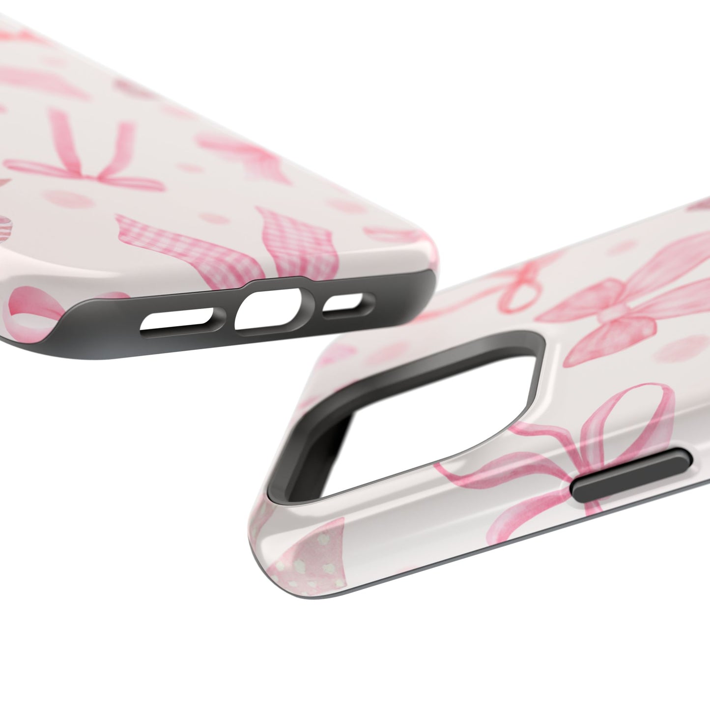 Pink Bows Impact-Resistant Phone Case