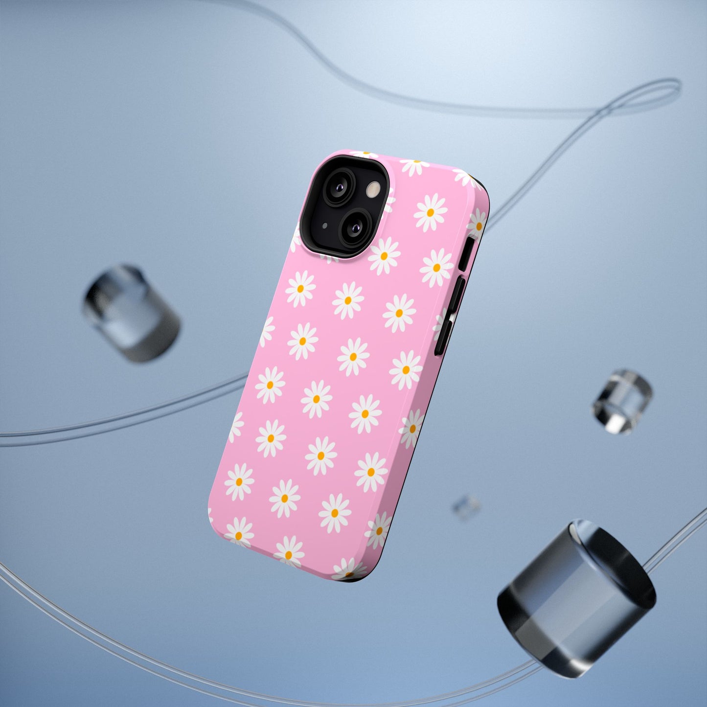 Pink Pastel Flora Impact-Resistant Phone Case
