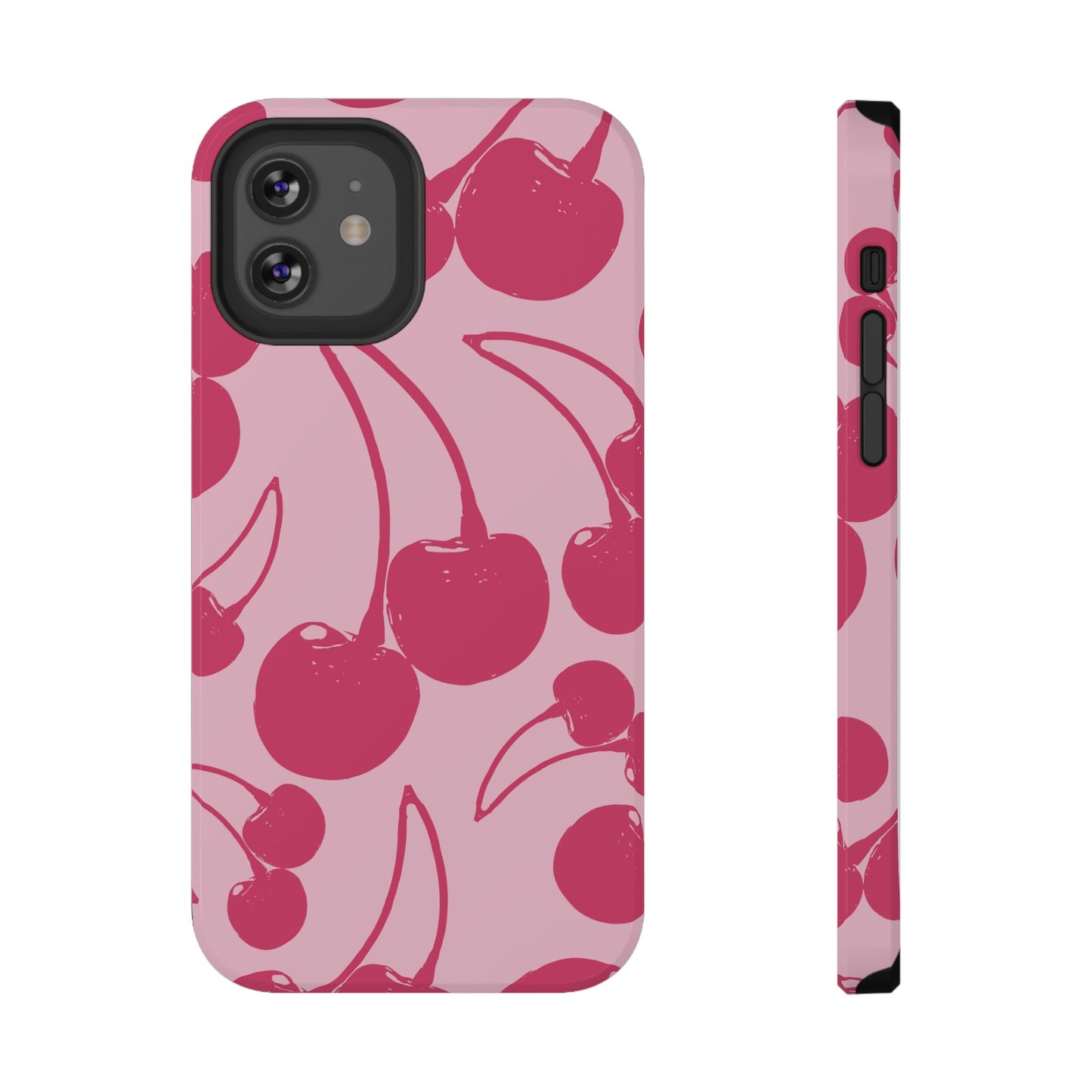 Pink Juicy Cherry Impact-Resistant Case