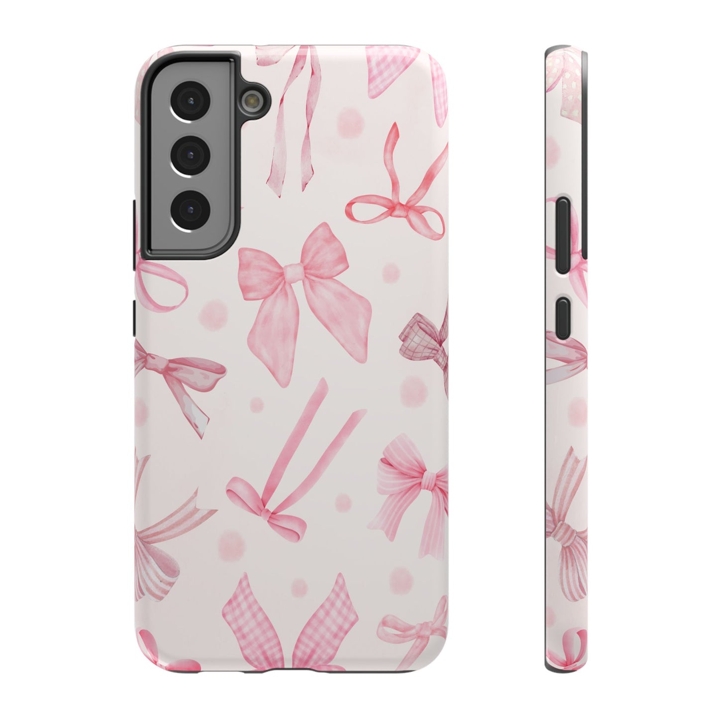 Pink Bows Impact-Resistant Phone Case