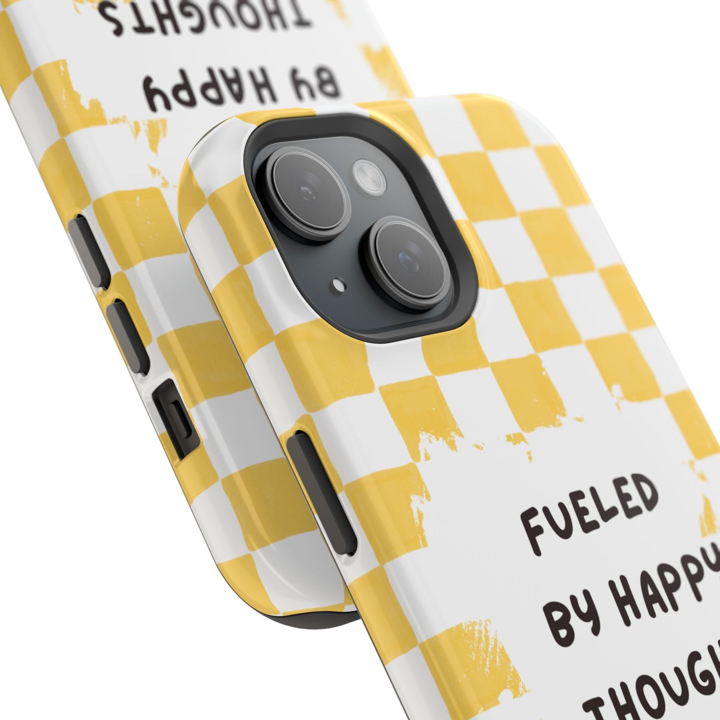 Fueled By Happy Thoughts Impact-Resistant Phone Case