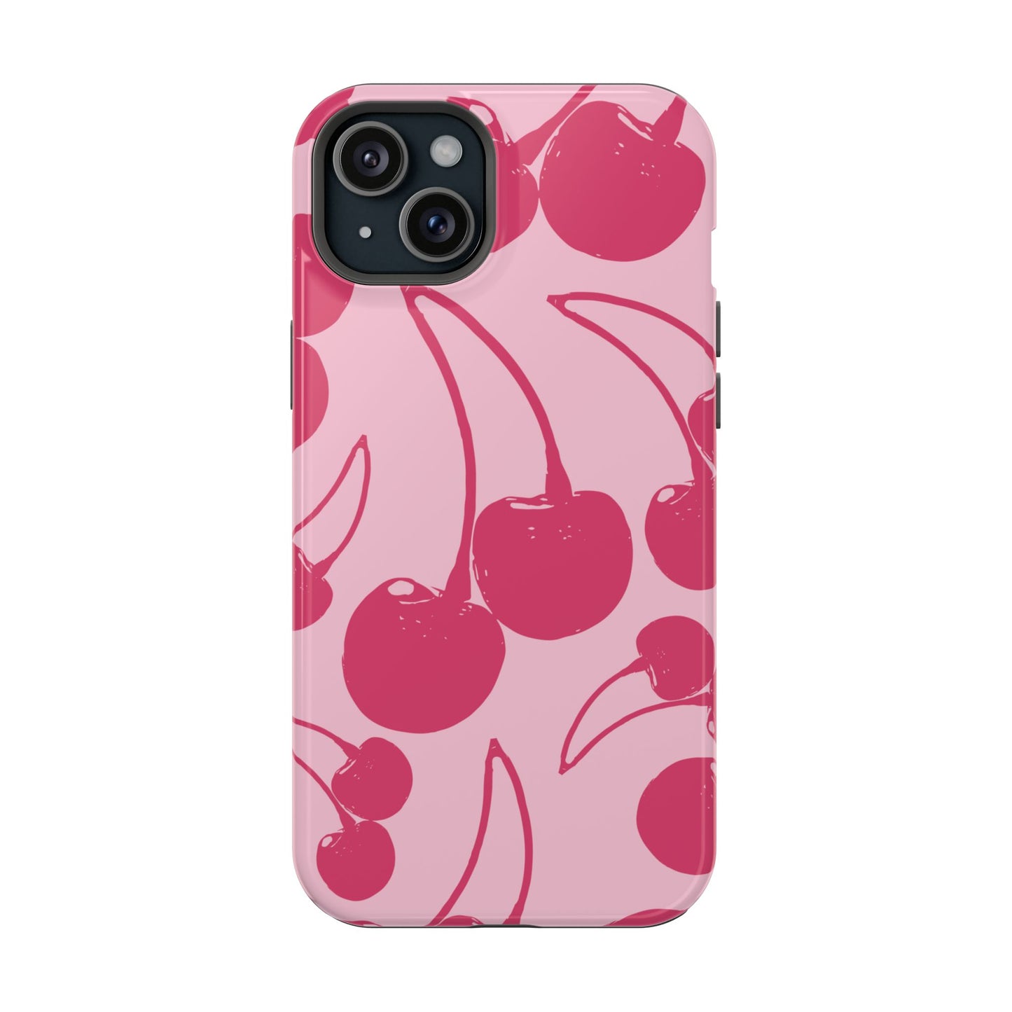 Pink Juicy Cherry Impact-Resistant Case