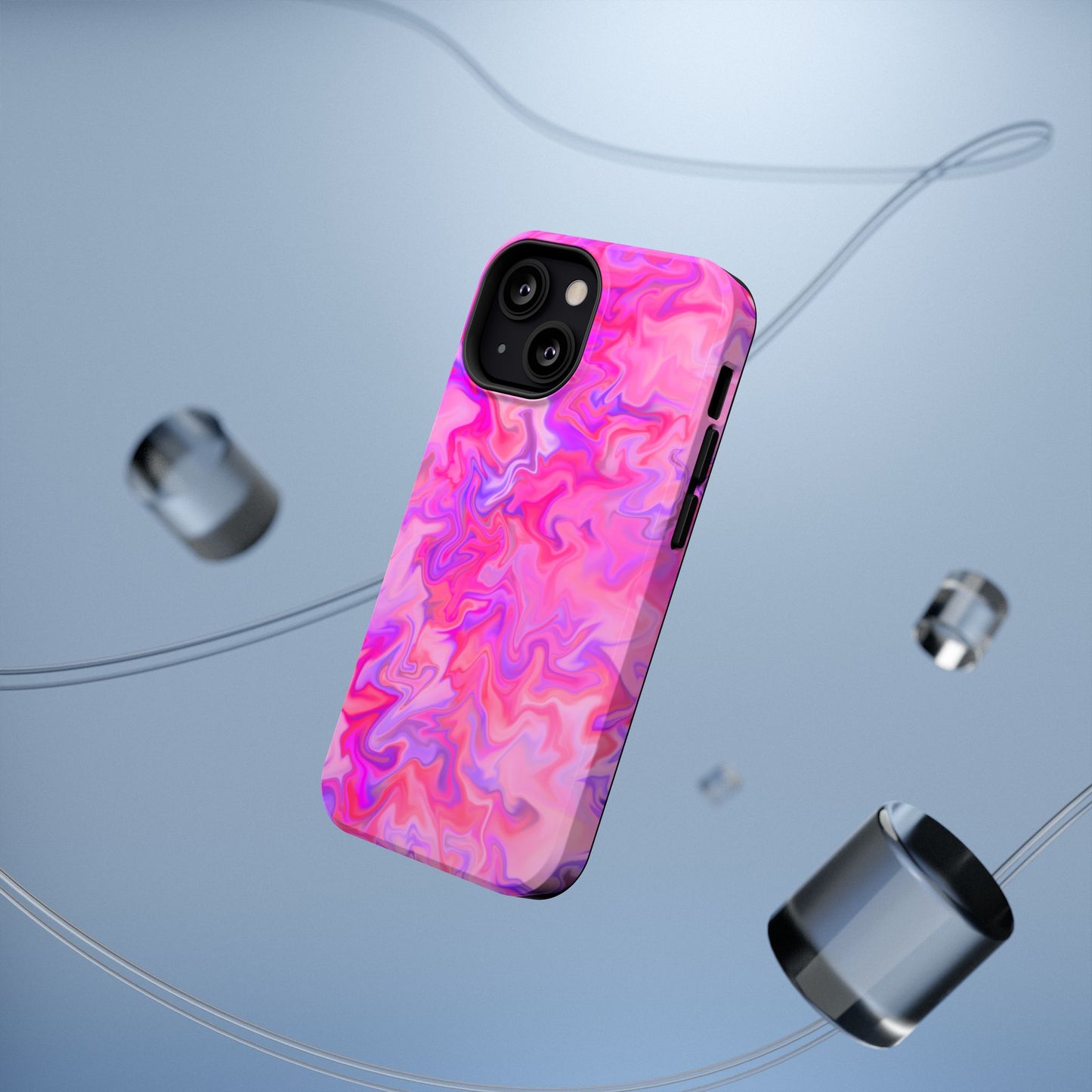 Hot Pink Fantasy Impact-Resistant Phone Case