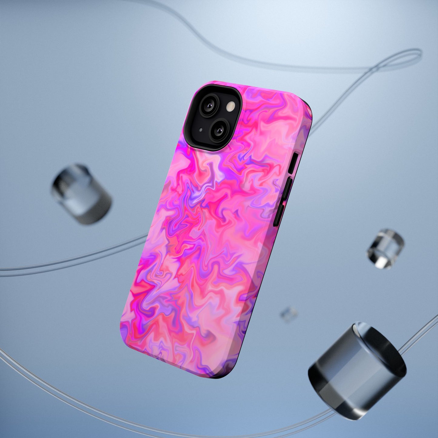 Hot Pink Fantasy Impact-Resistant Phone Case