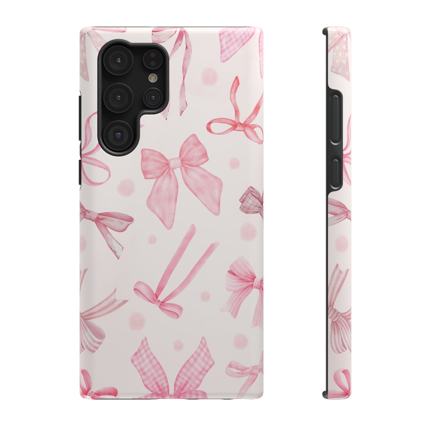 Pink Bows Impact-Resistant Phone Case