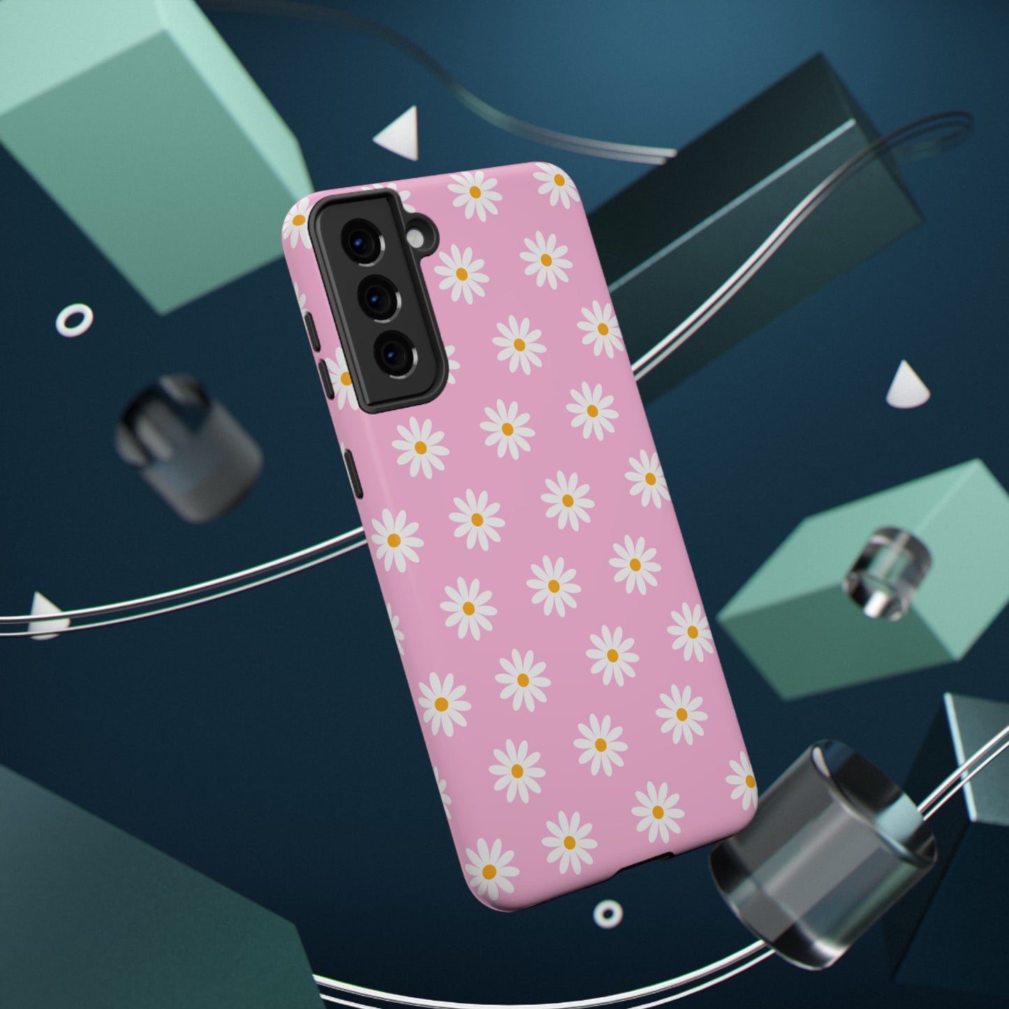 Pink Pastel Flora Impact-Resistant Phone Case