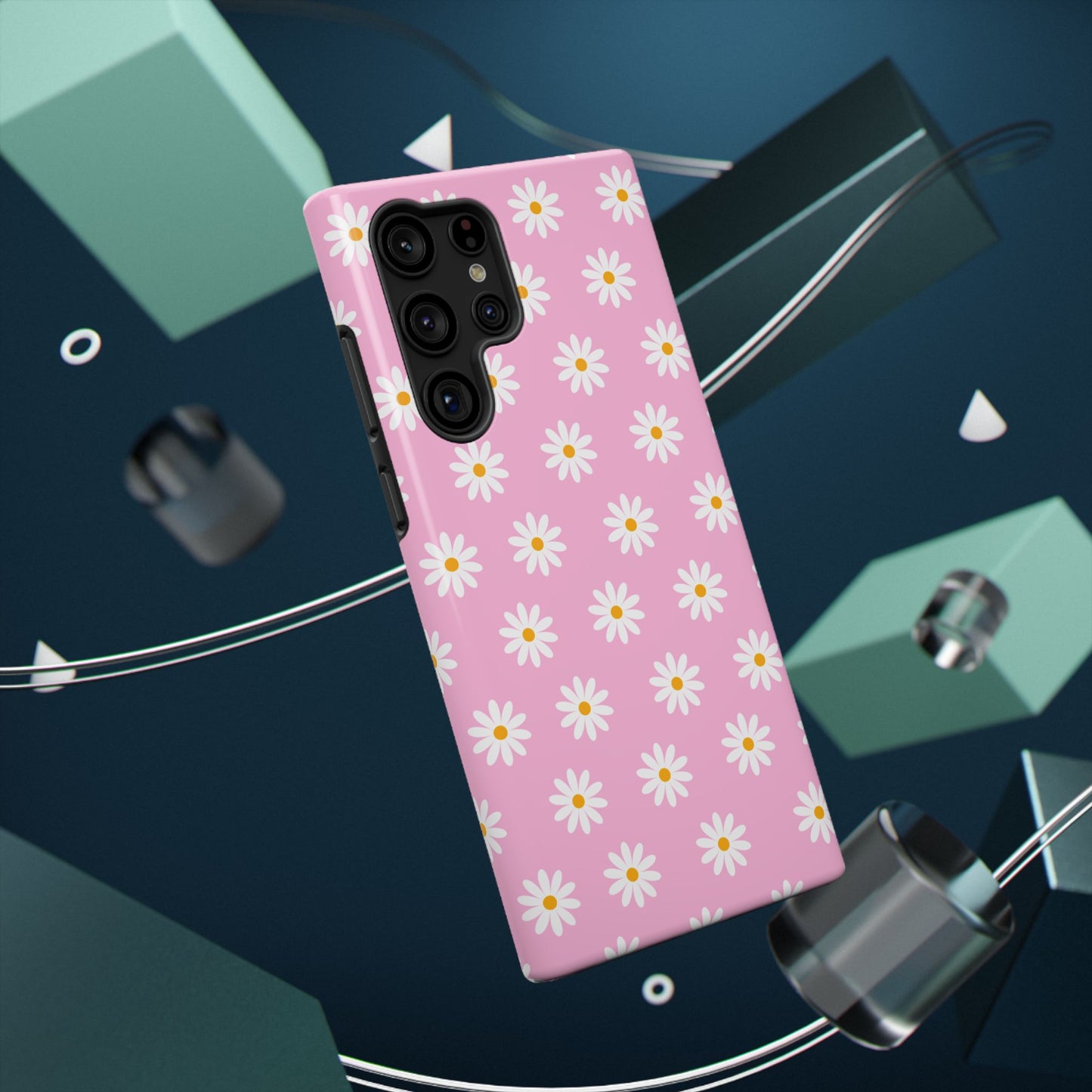 Pink Pastel Flora Impact-Resistant Phone Case