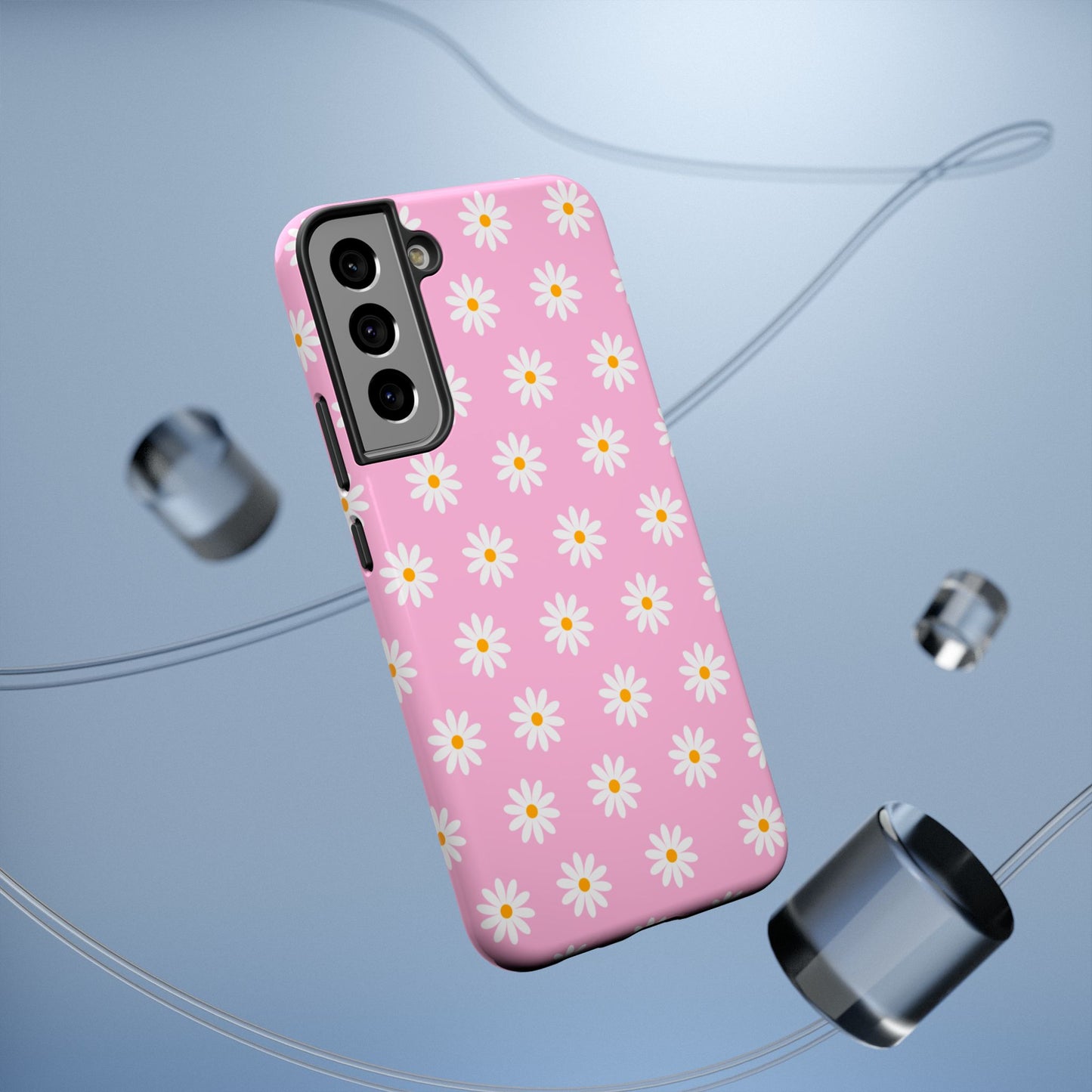 Pink Pastel Flora Impact-Resistant Phone Case