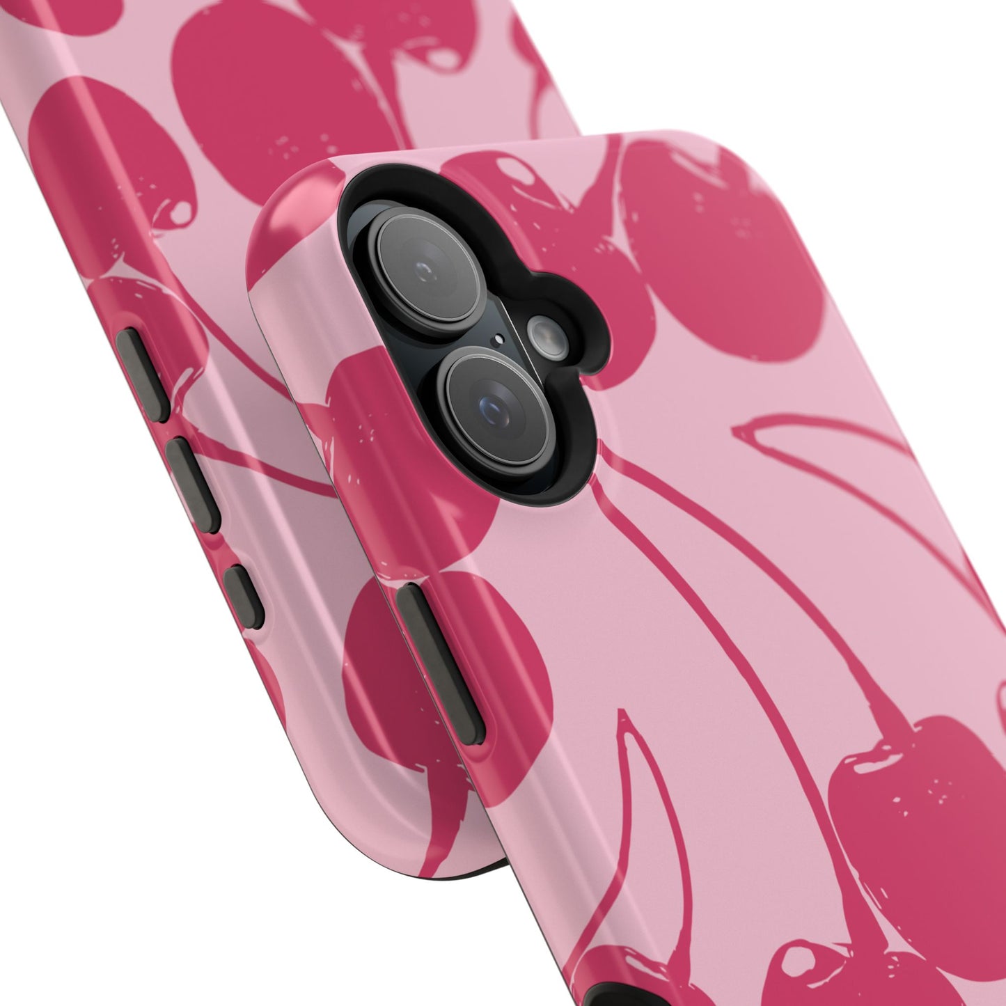 Pink Juicy Cherry Impact-Resistant Case
