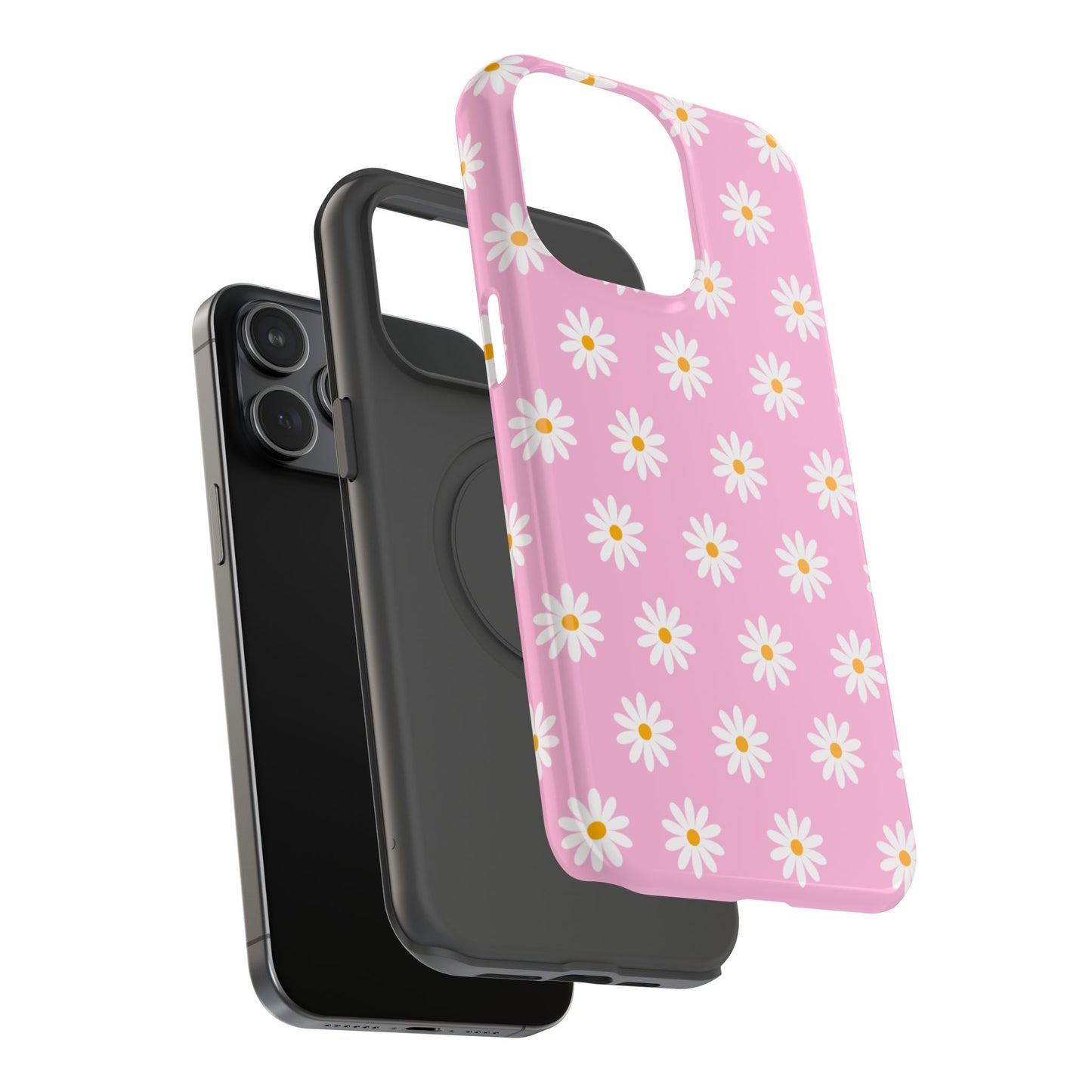 Pink Pastel Flora Impact-Resistant Phone Case