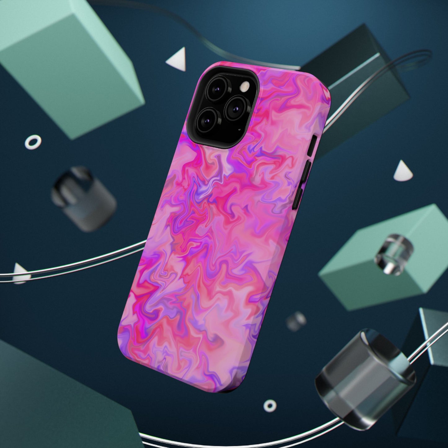 Hot Pink Fantasy Impact-Resistant Phone Case