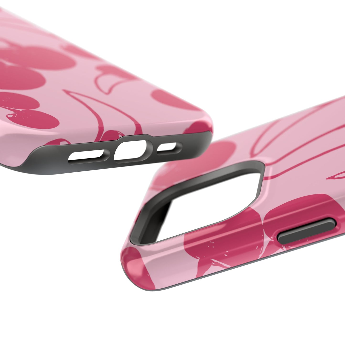 Pink Juicy Cherry Impact-Resistant Case