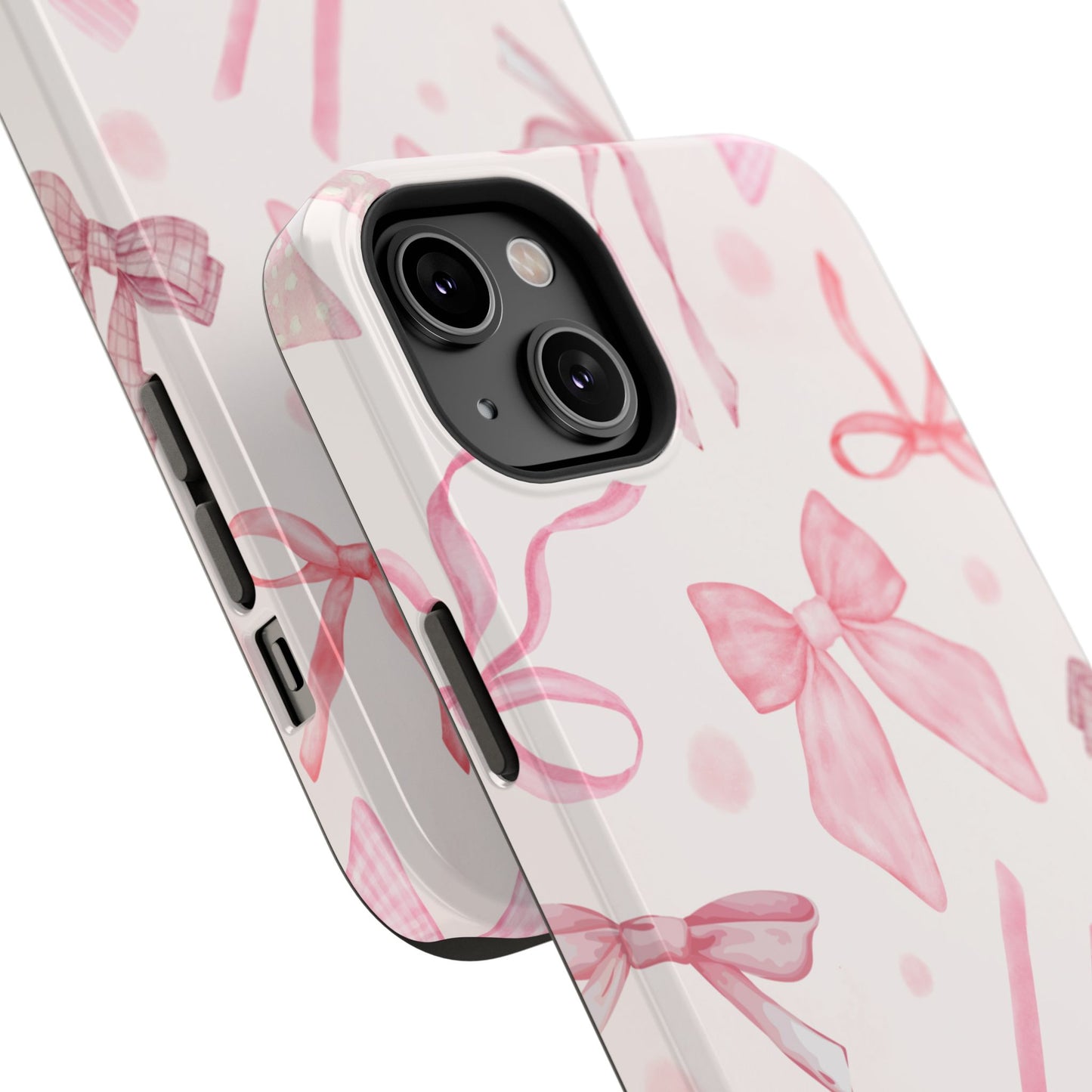 Pink Bows Impact-Resistant Phone Case