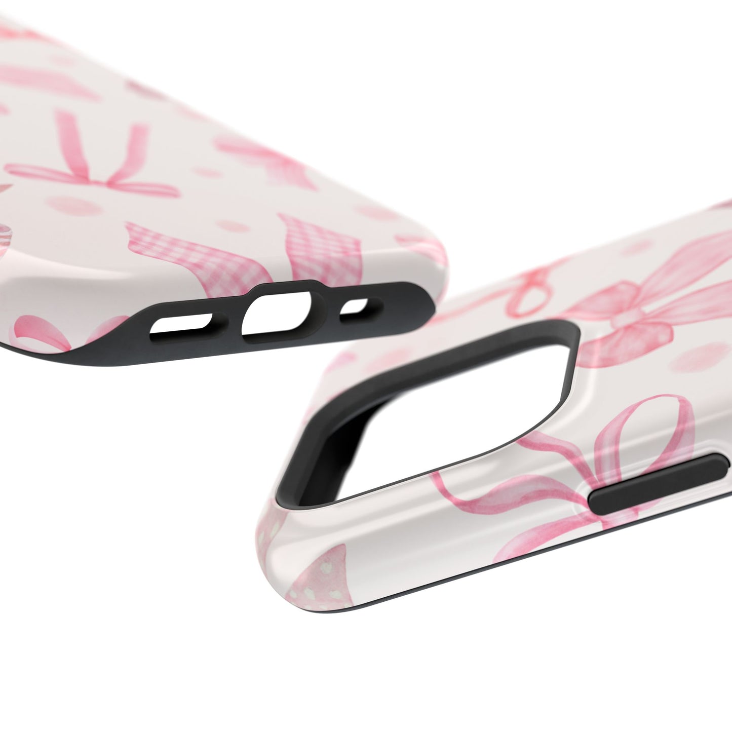 Pink Bows Impact-Resistant Phone Case