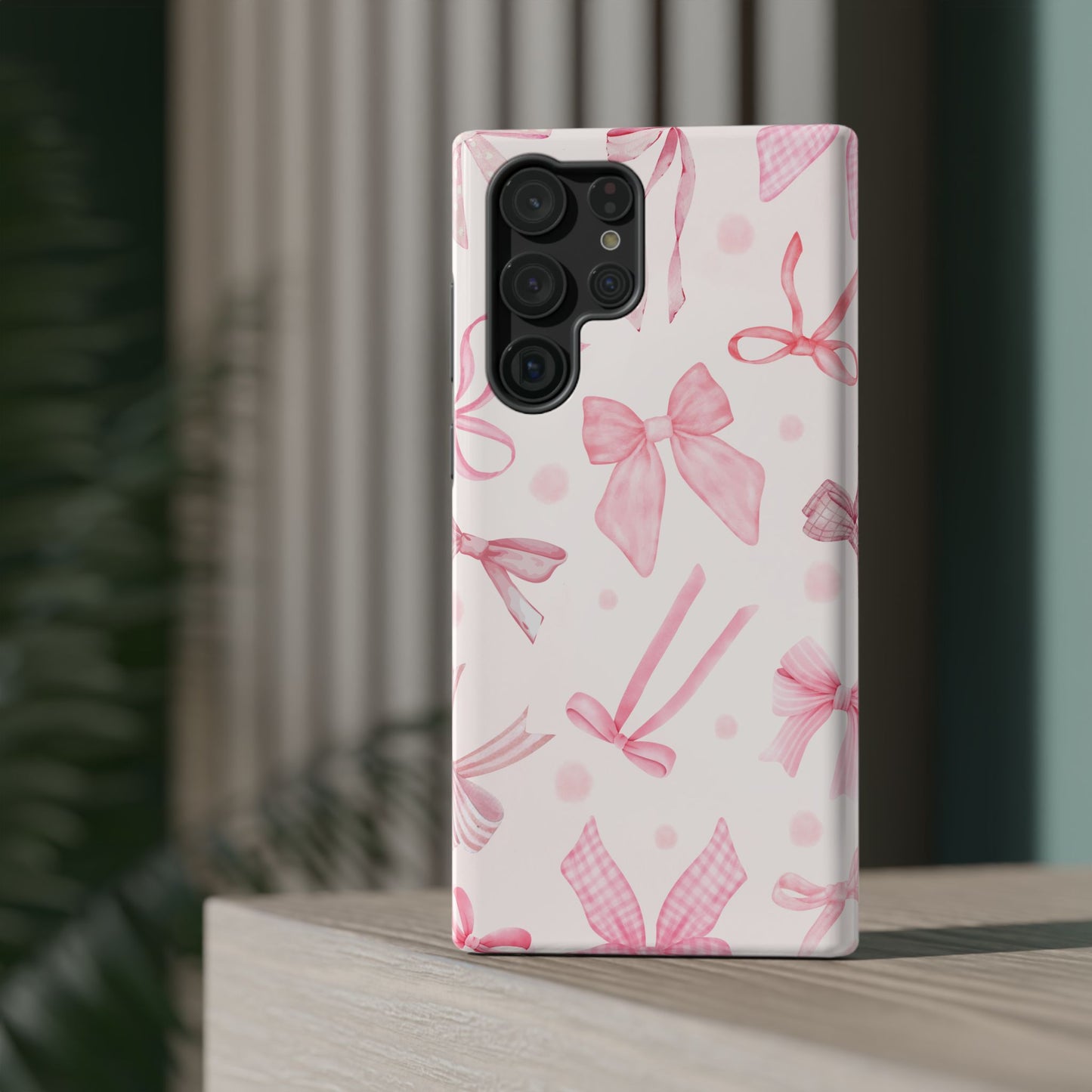 Pink Bows Impact-Resistant Phone Case