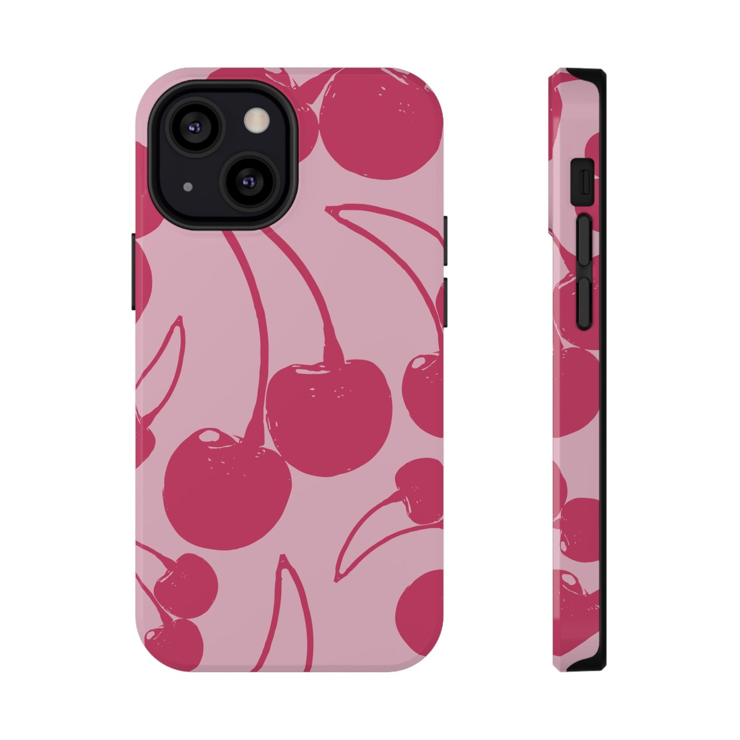 Pink Juicy Cherry Impact-Resistant Case