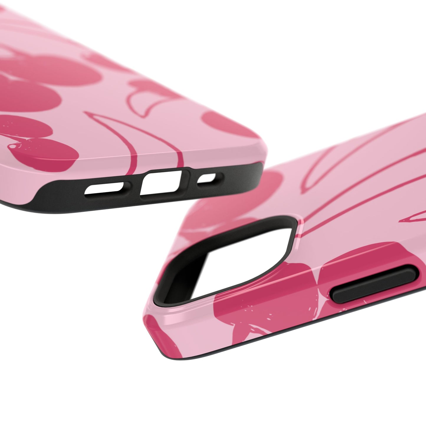 Pink Juicy Cherry Impact-Resistant Case