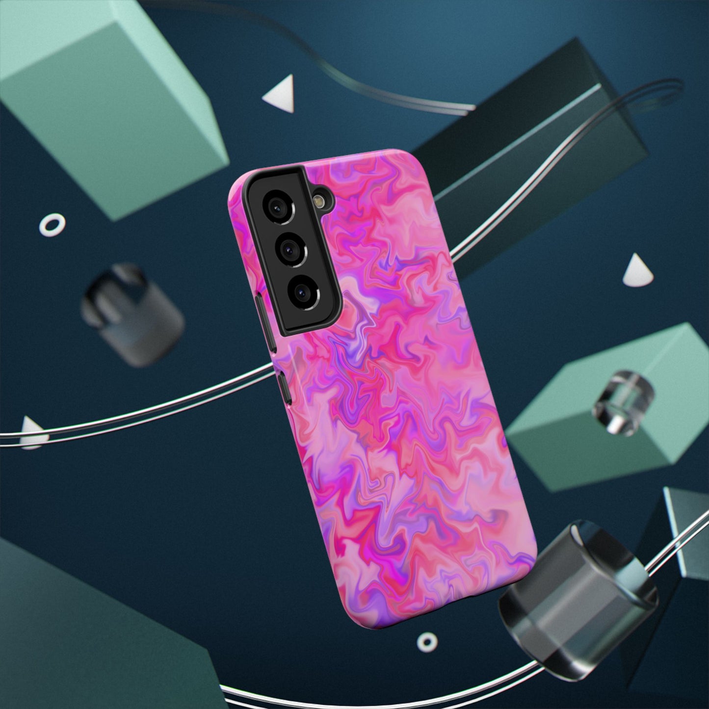 Hot Pink Fantasy Impact-Resistant Phone Case