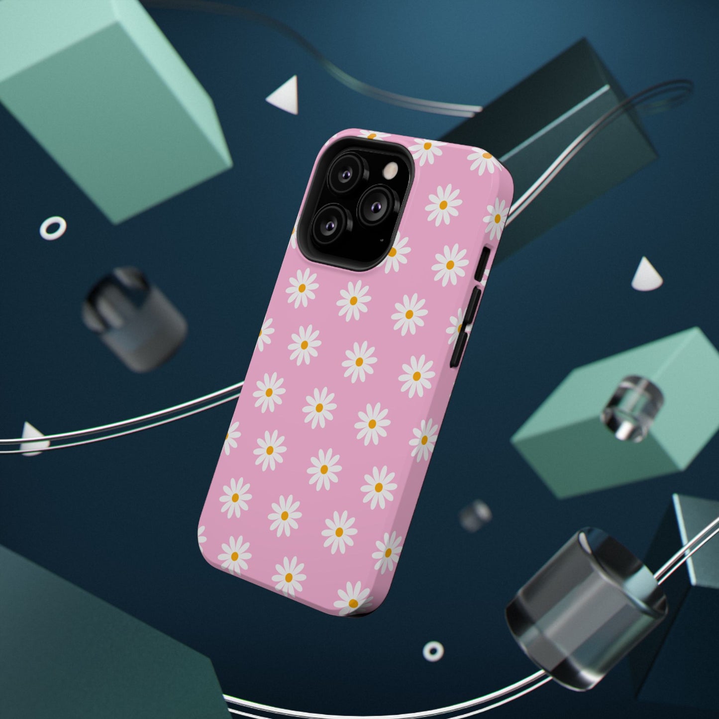 Pink Pastel Flora Impact-Resistant Phone Case