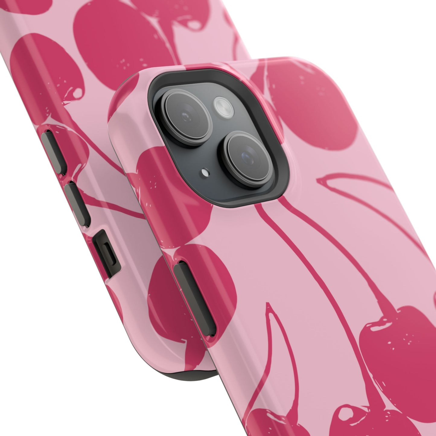 Pink Juicy Cherry Impact-Resistant Case