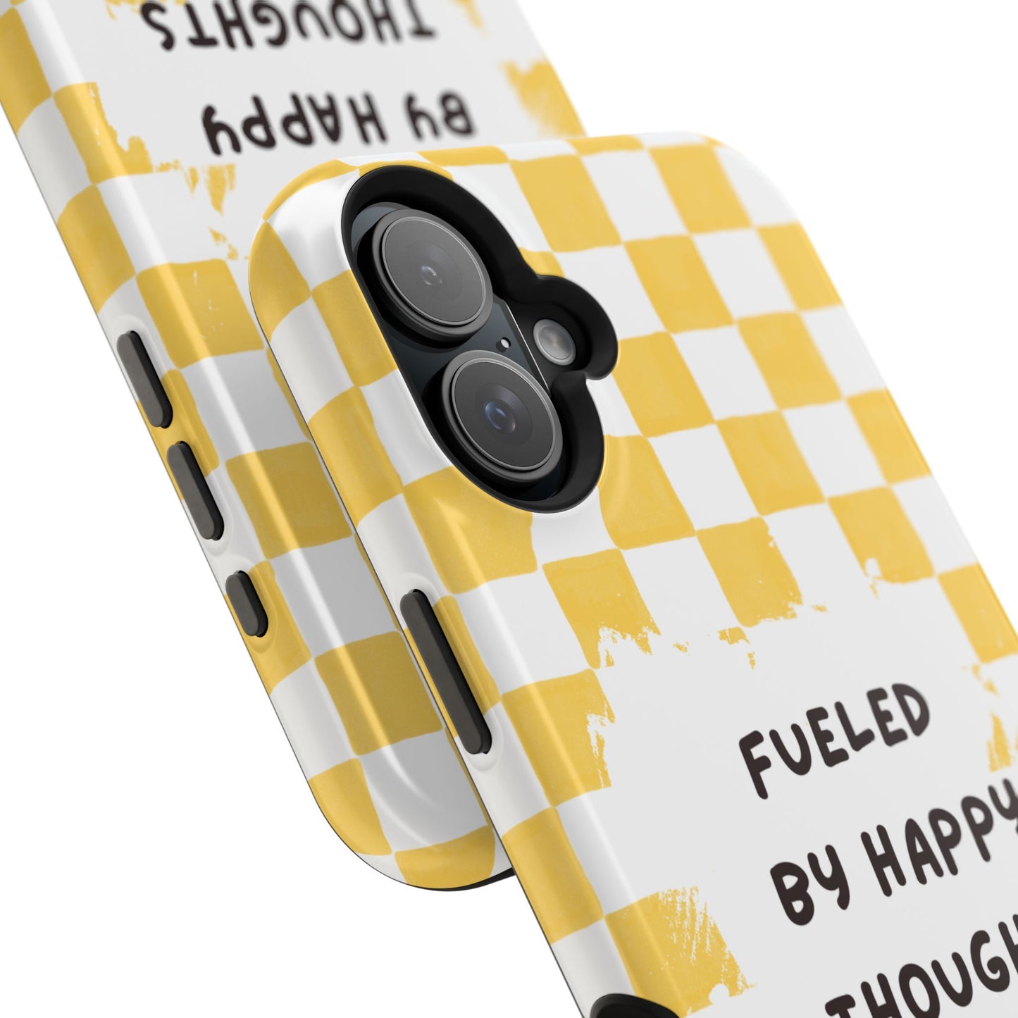 Fueled By Happy Thoughts Impact-Resistant Phone Case