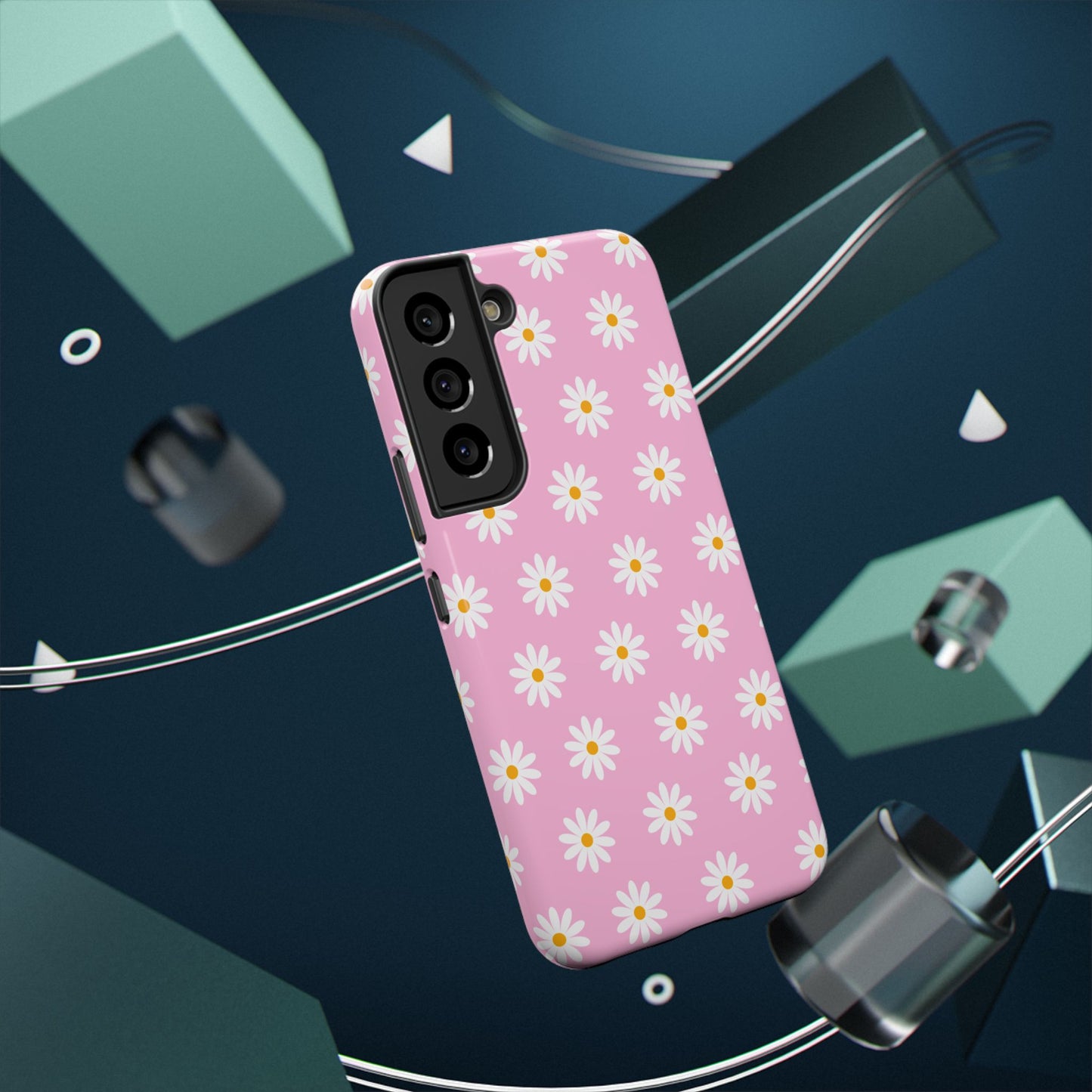 Pink Pastel Flora Impact-Resistant Phone Case