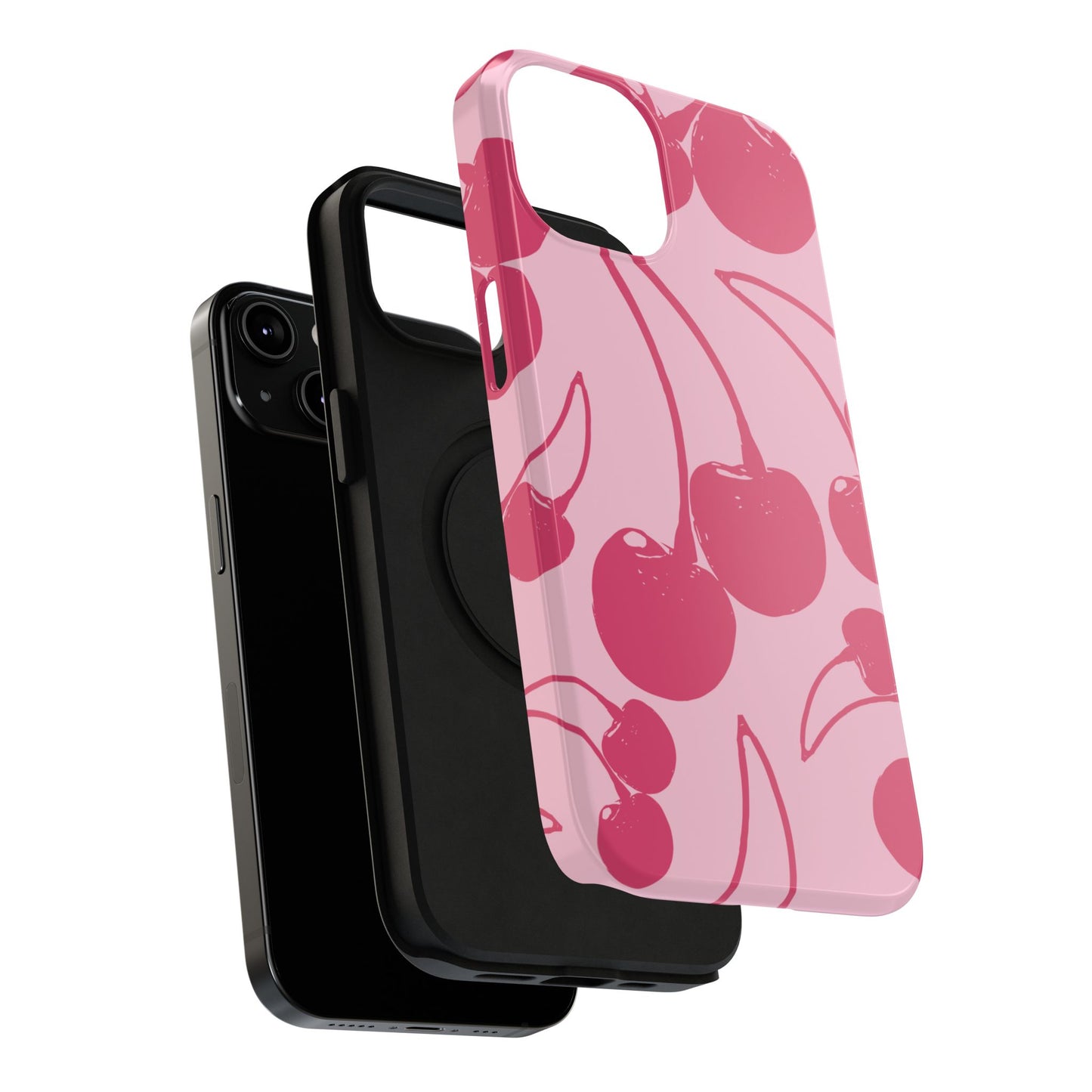 Pink Juicy Cherry Impact-Resistant Case