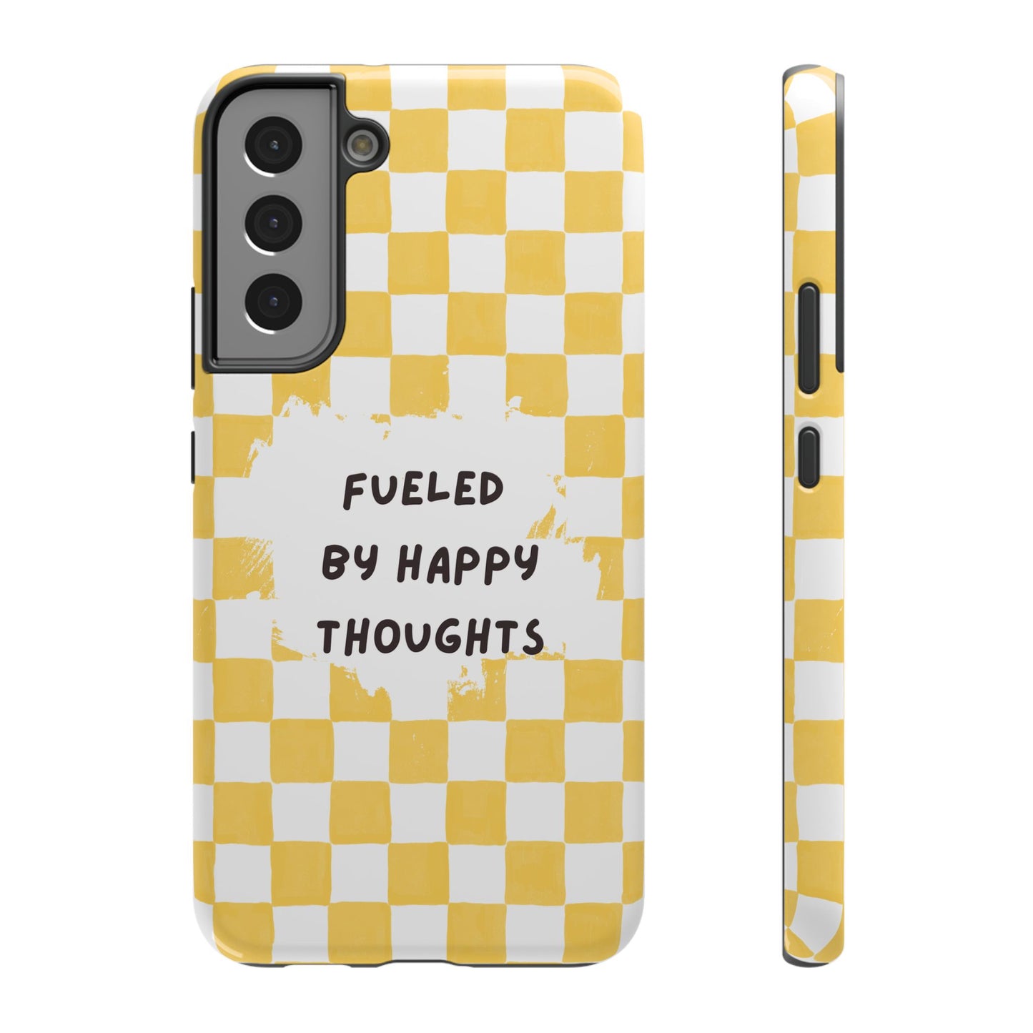 Fueled By Happy Thoughts Impact-Resistant Phone Case