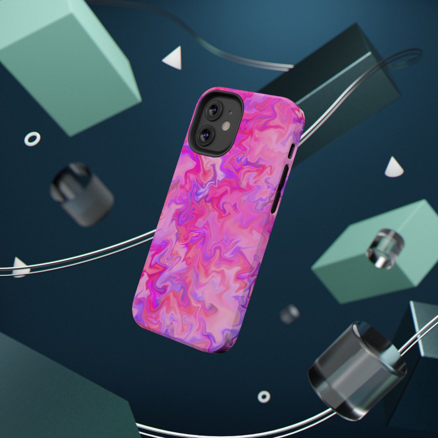 Hot Pink Fantasy Impact-Resistant Phone Case