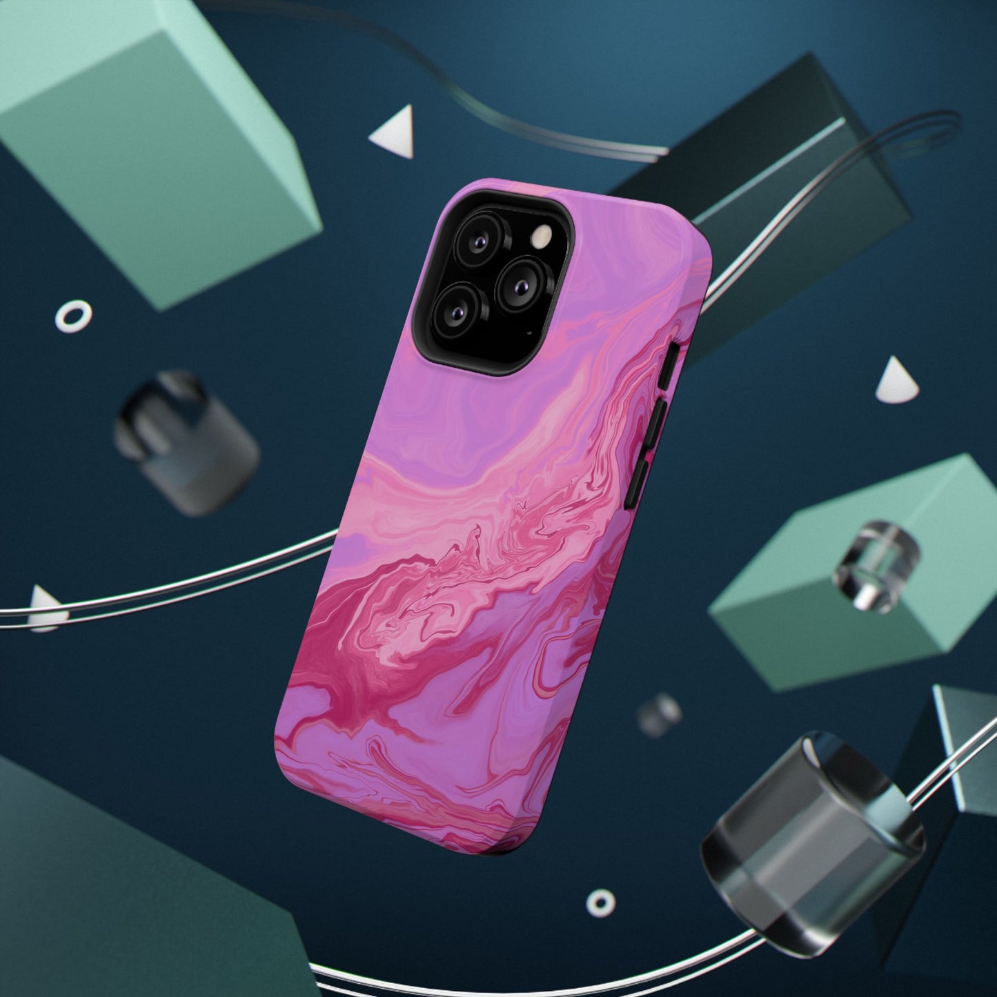 Pink Sunset Impact-Resistant Phone Case