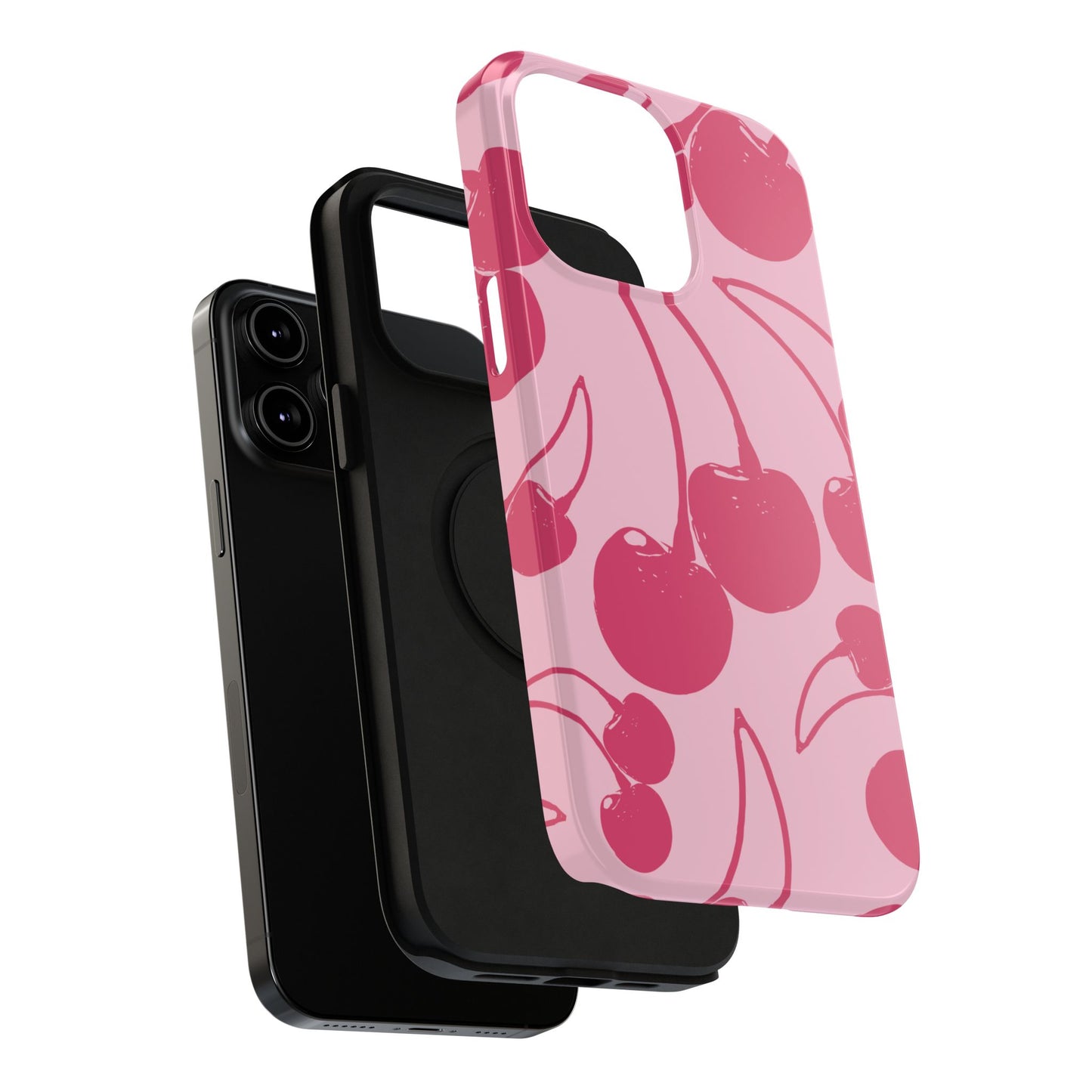 Pink Juicy Cherry Impact-Resistant Case