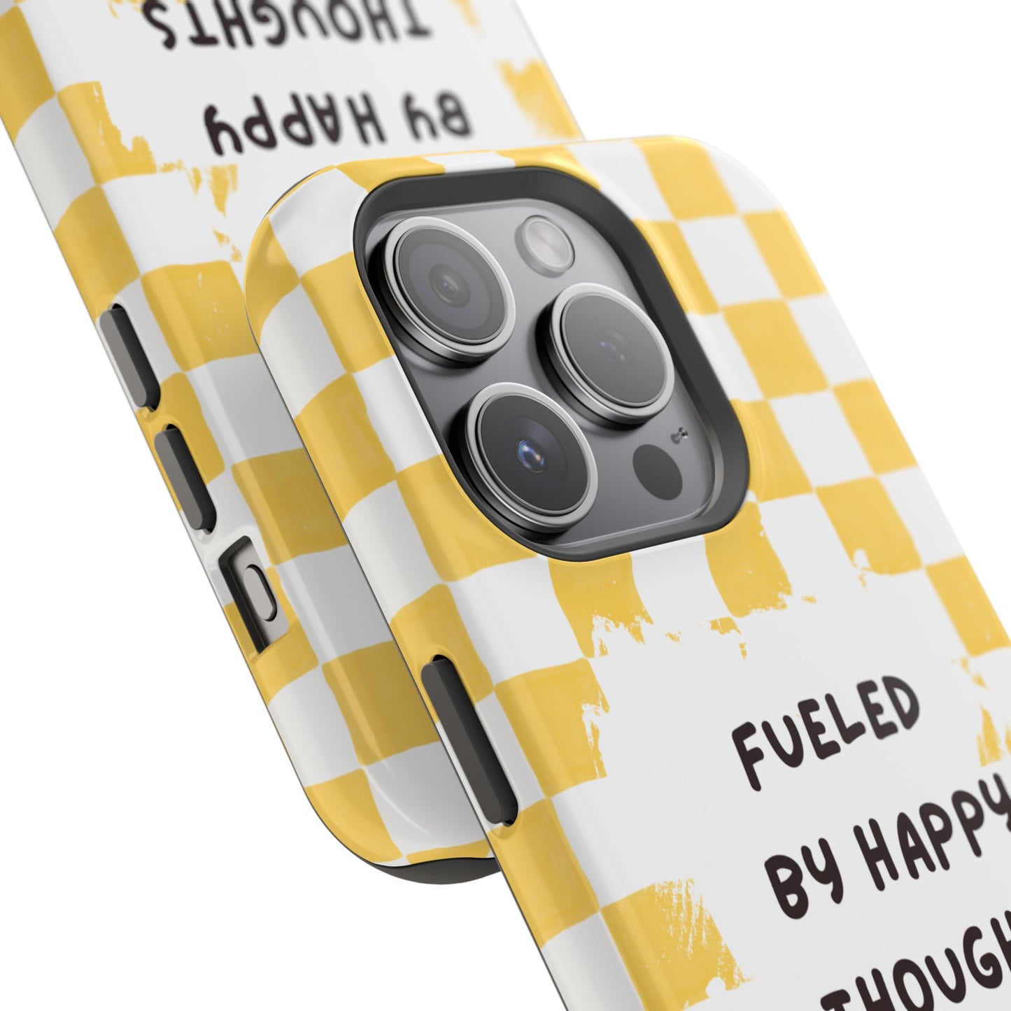 Fueled By Happy Thoughts Impact-Resistant Phone Case