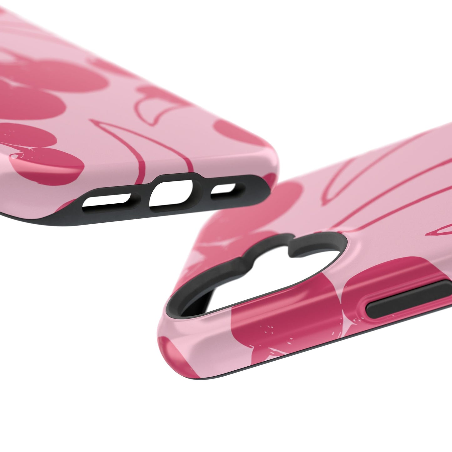 Pink Juicy Cherry Impact-Resistant Case
