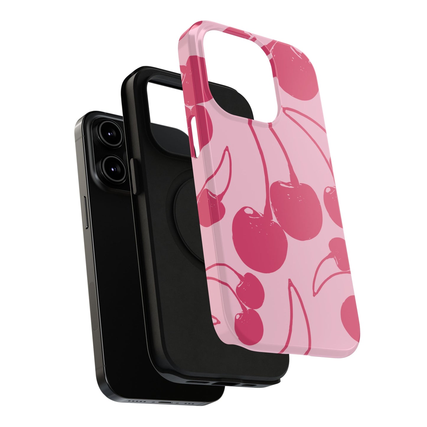 Pink Juicy Cherry Impact-Resistant Case