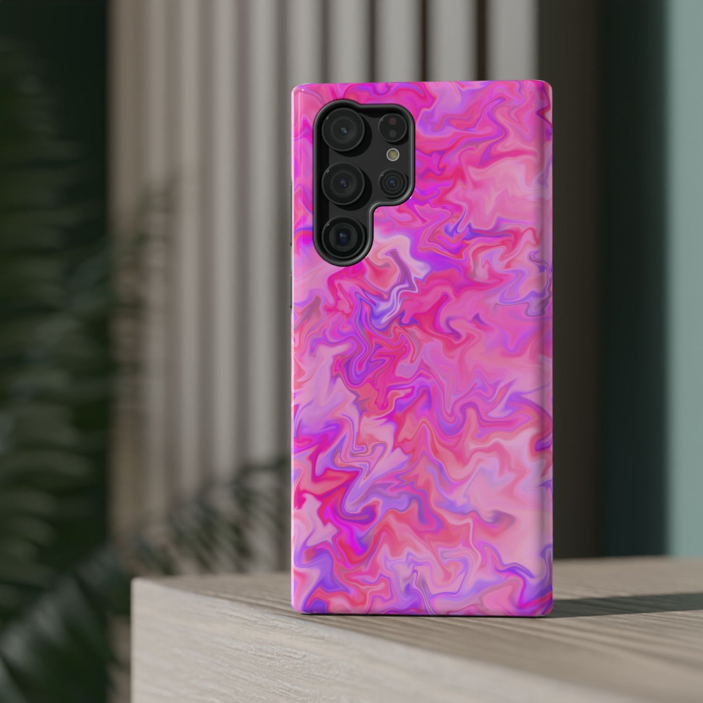 Hot Pink Fantasy Impact-Resistant Phone Case