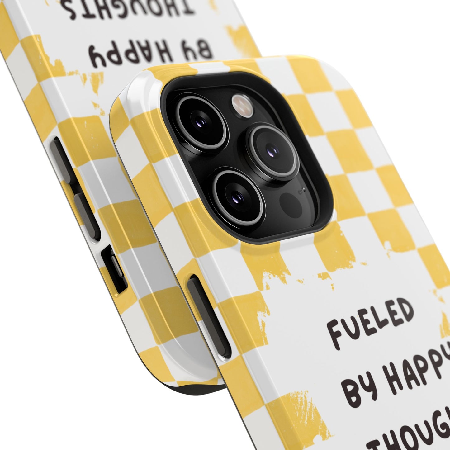 Fueled By Happy Thoughts Impact-Resistant Phone Case
