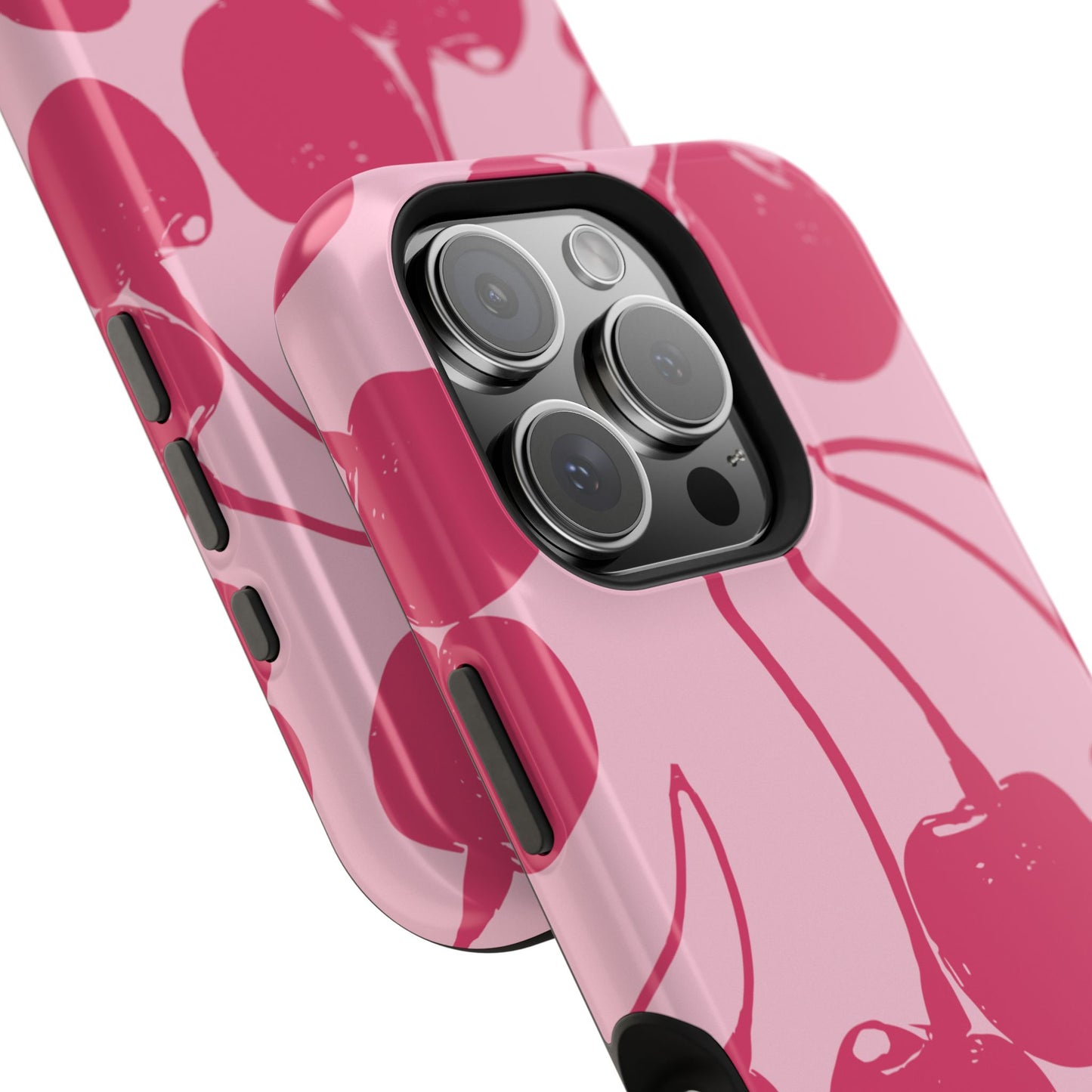 Pink Juicy Cherry Impact-Resistant Case