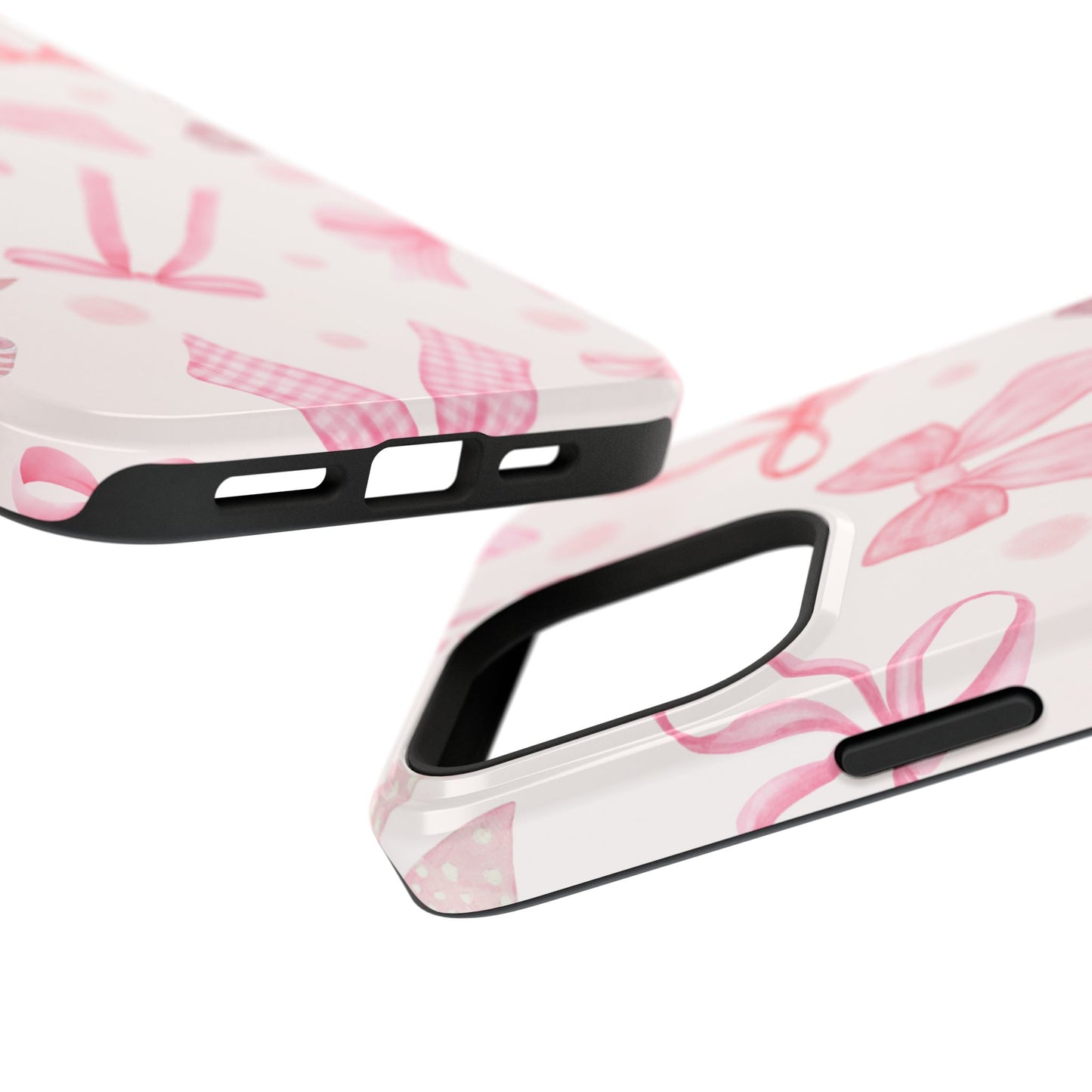 Pink Bows Impact-Resistant Phone Case