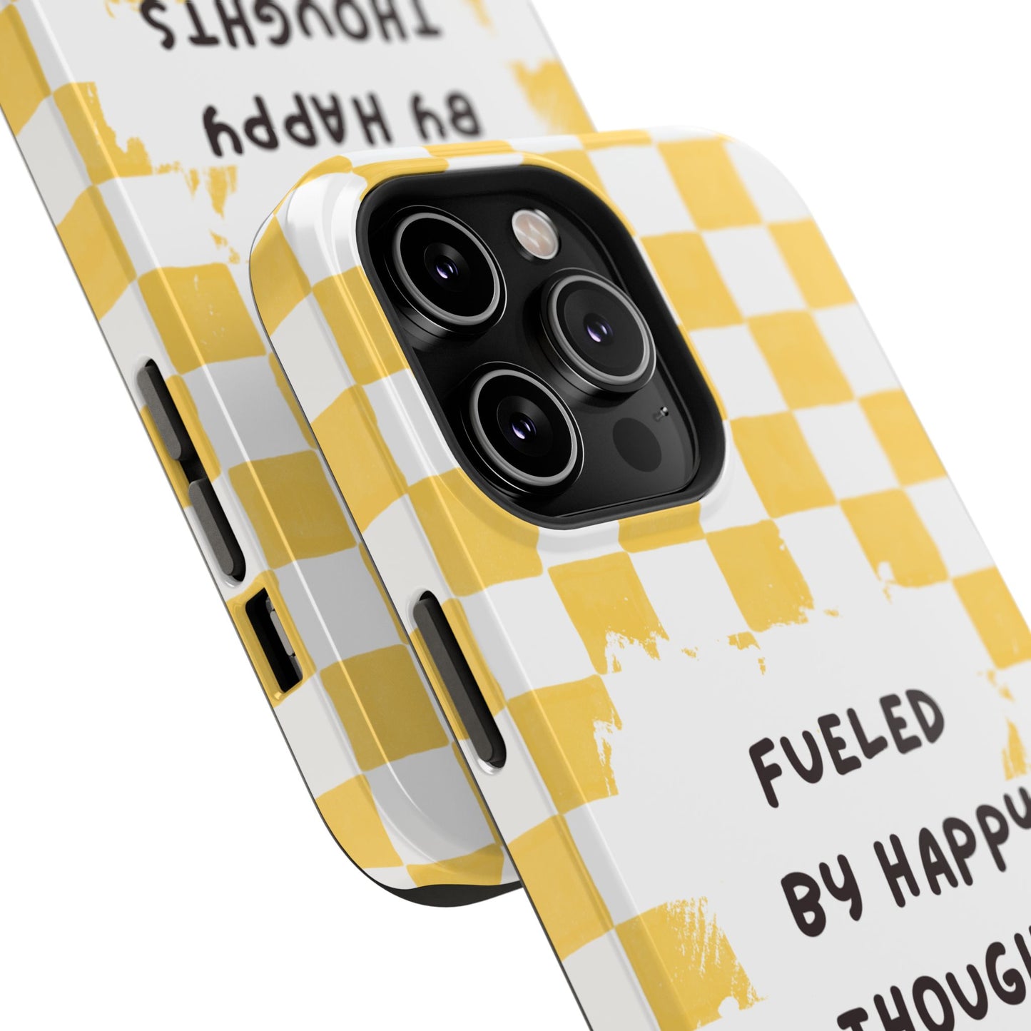 Fueled By Happy Thoughts Impact-Resistant Phone Case